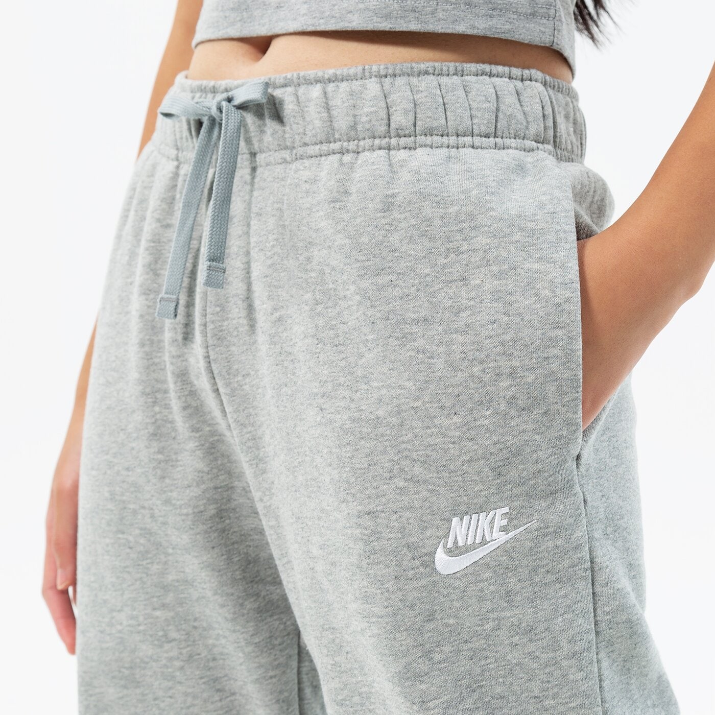 NIKE HOSE W NSW CLUB FLC MR PANT STD Grau DQ5191 063 Sizeer De