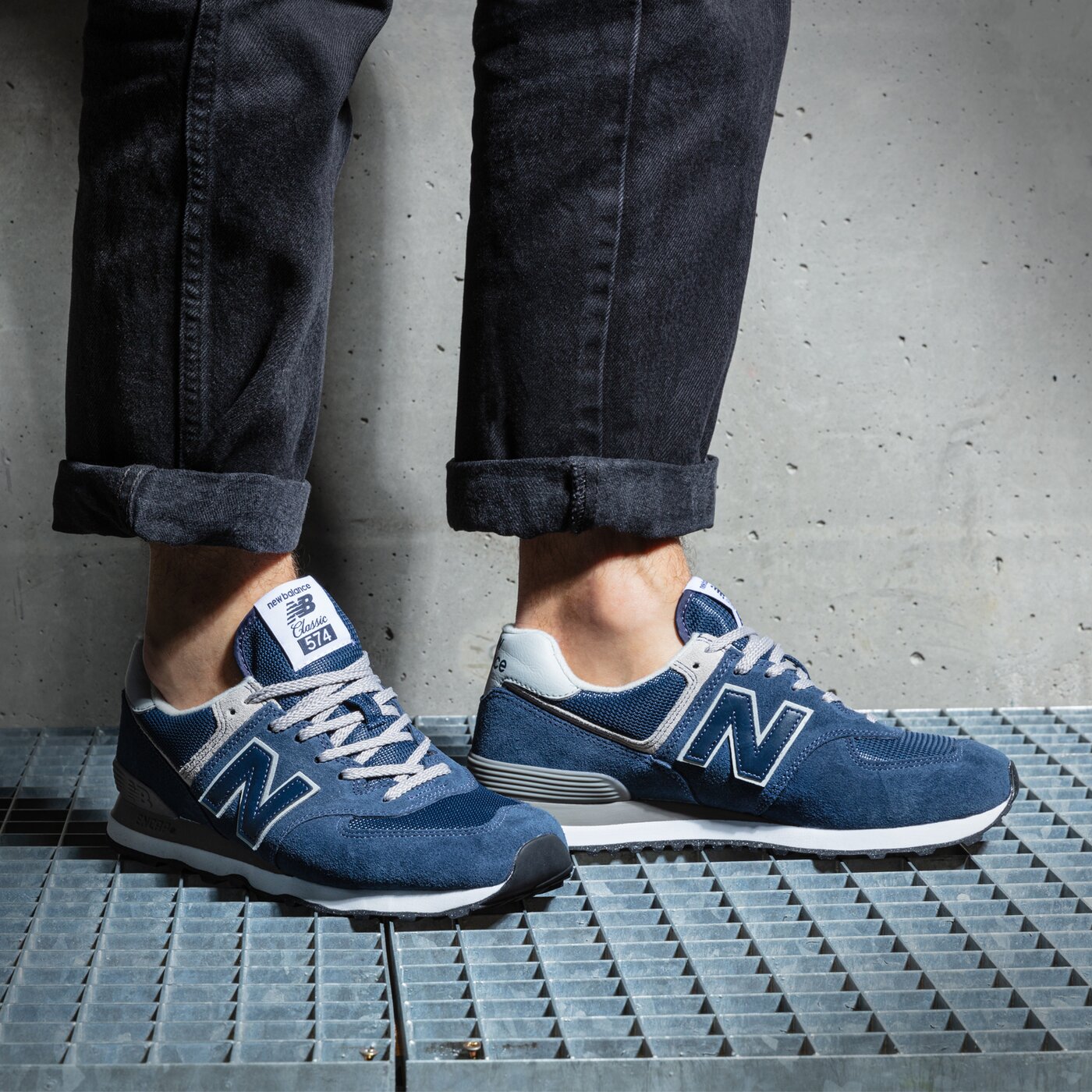 NEW BALANCE 574 Dunkelblau ML574EVN Sizeer De