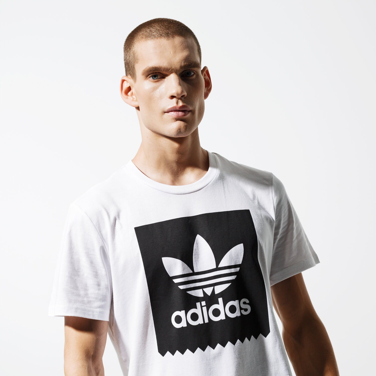 Herren T-Shirt ADIDAS T-SHIRT SS SOLID BB T WHT CW2336 Weiß