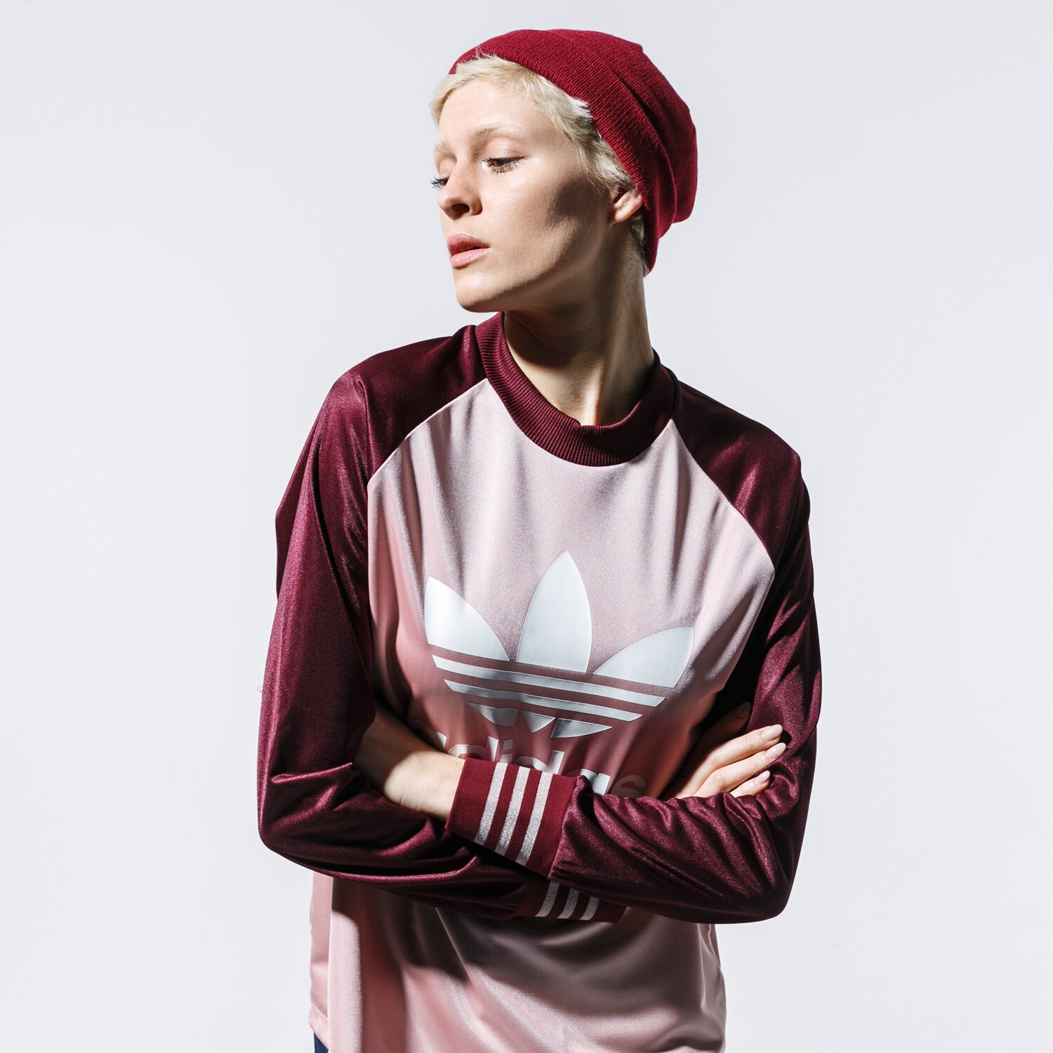 Damen ADIDAS SWEATSHIRT LONGSLEEVE TEE ED4792 Multicolor