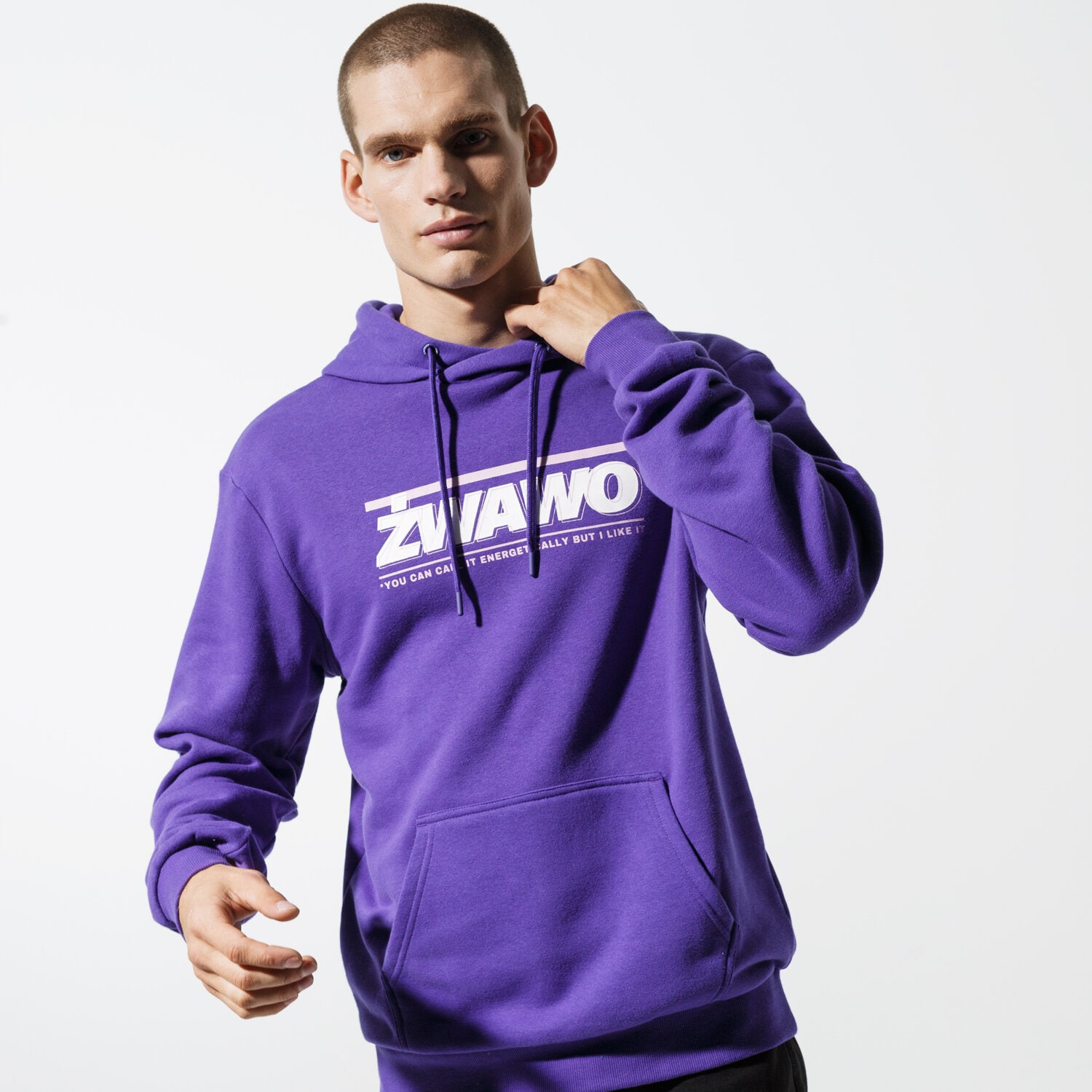 Herren CONFRONT SWEATSHIRT SLOGAN PUR SWEATSHIRT CF39BLM32001 Violet