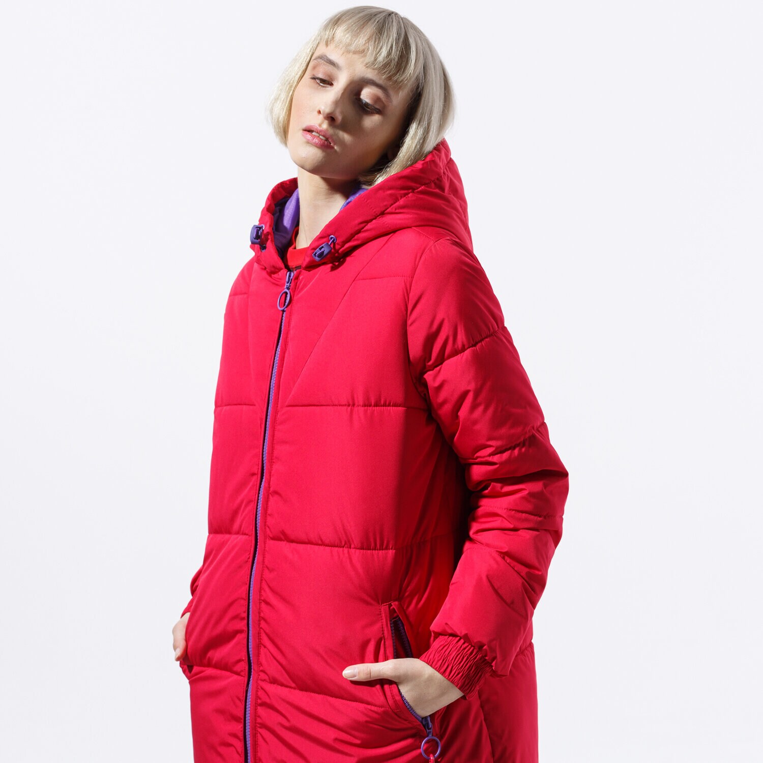 Damen Winterjacke CONFRONT JACKE WINTER SILVIA RED JKT CF39KUD34001 Rot