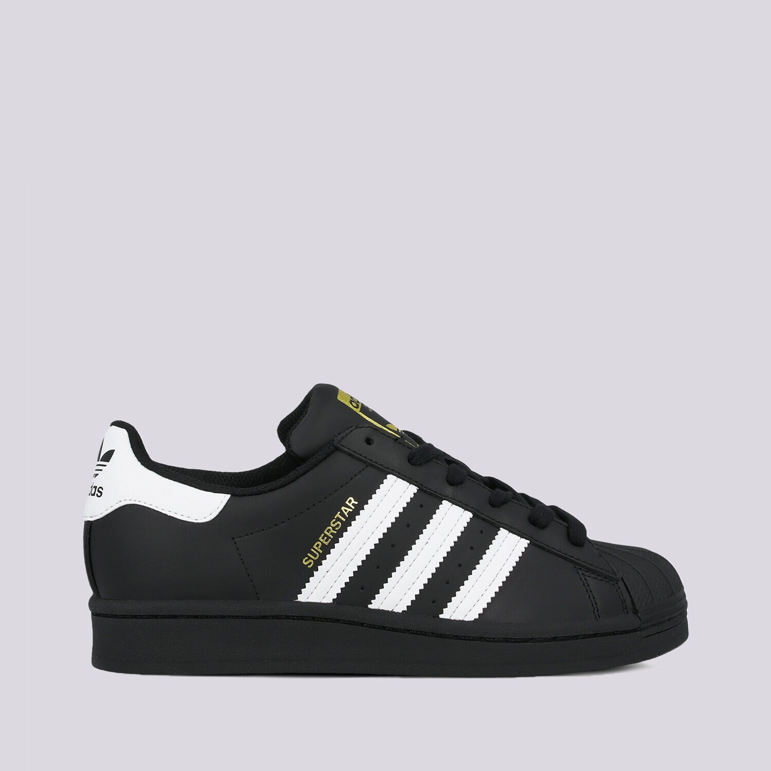 Kinder Sneaker ADIDAS SUPERSTAR J  EF5398 Schwarz