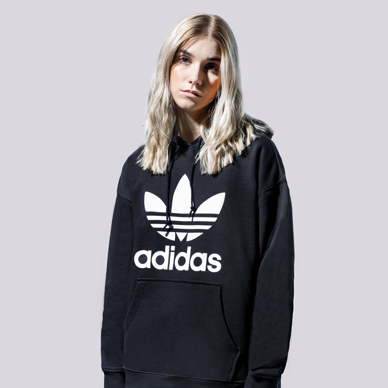 Damen ADIDAS HOODIE TRF HOODIE FM3307 Schwarz