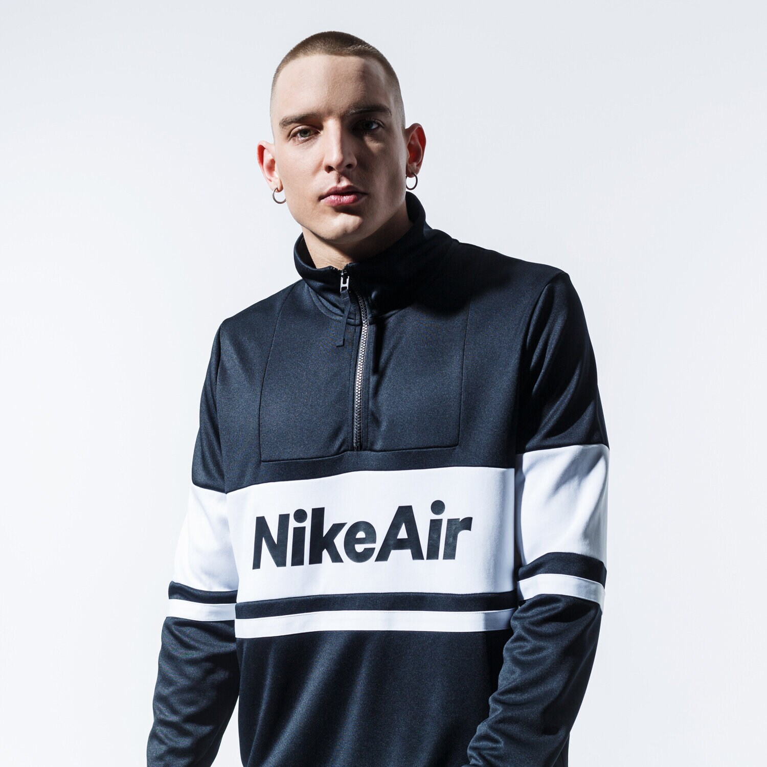 Herren NIKE SWEATSHIRT AIR CJ4836-010 Schwarz
