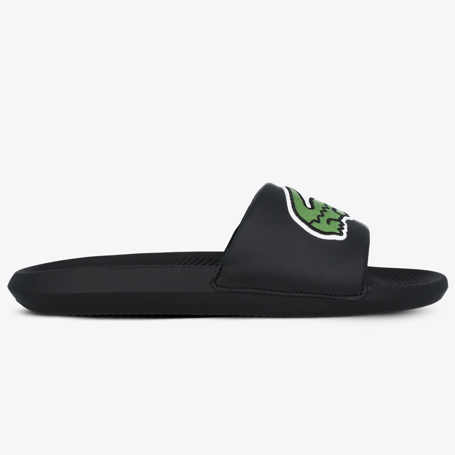 Herren LACOSTE CROCO SLIDE 319 4 US 738CMA00731B4 Schwarz