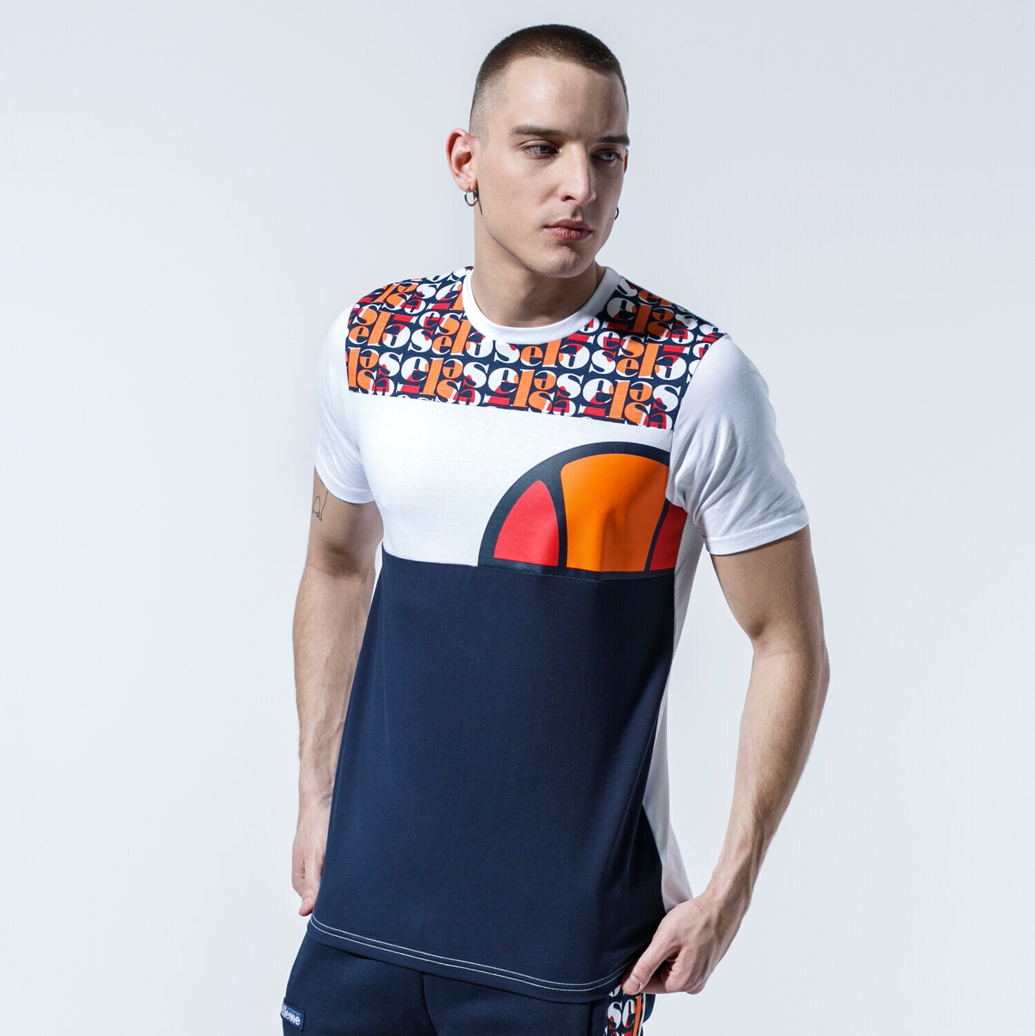 Herren T-Shirt ELLESSE T-SHIRT CIRILLO SHE08543NAVY Dunkelblau
