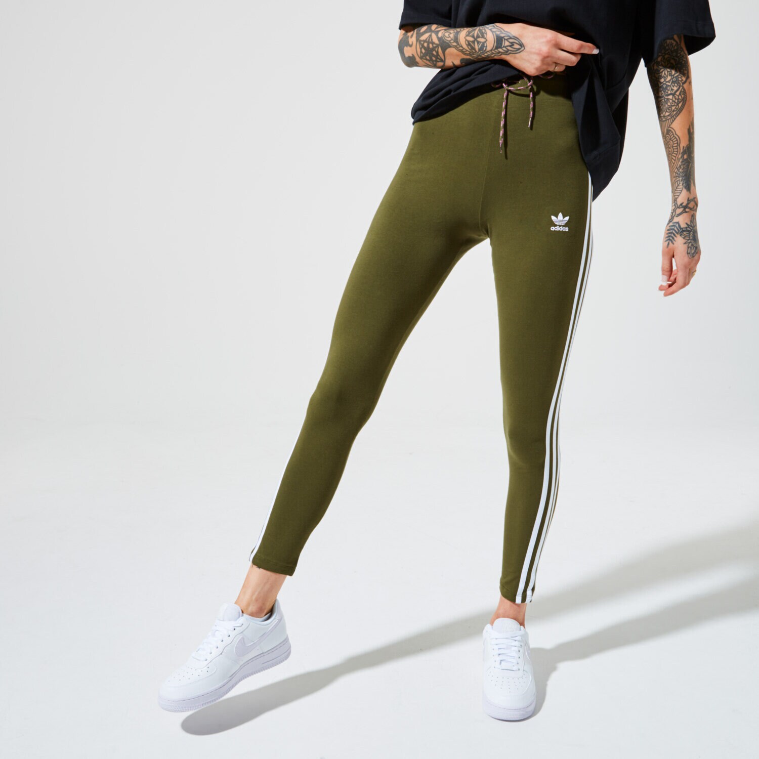 Damen Hosen ADIDAS LEGGINGS TIGHTS FL4105 Khaki