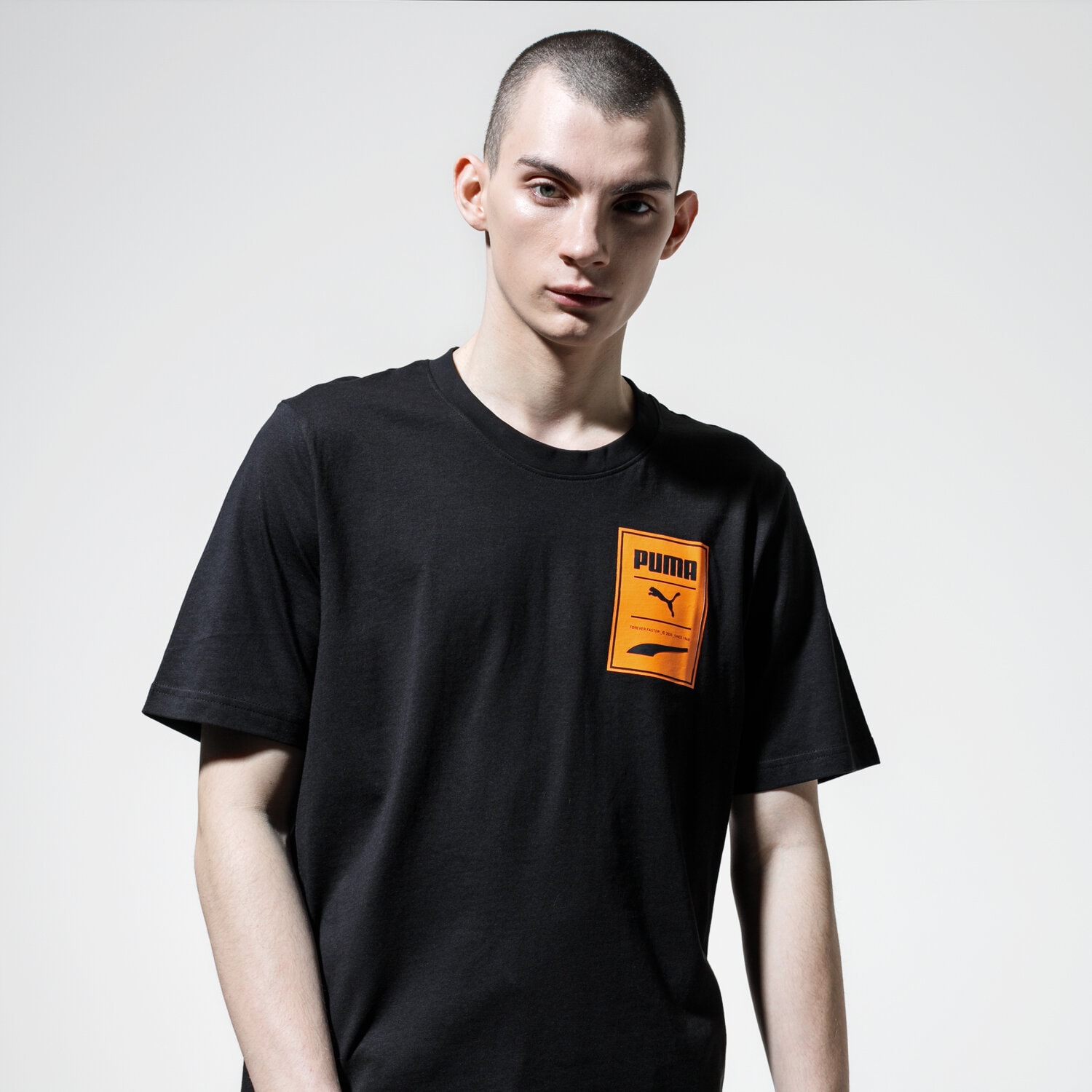 Herren T-Shirt PUMA T-SHIRT RECHECK PACK GRAPHIC TEE 59788401 Schwarz