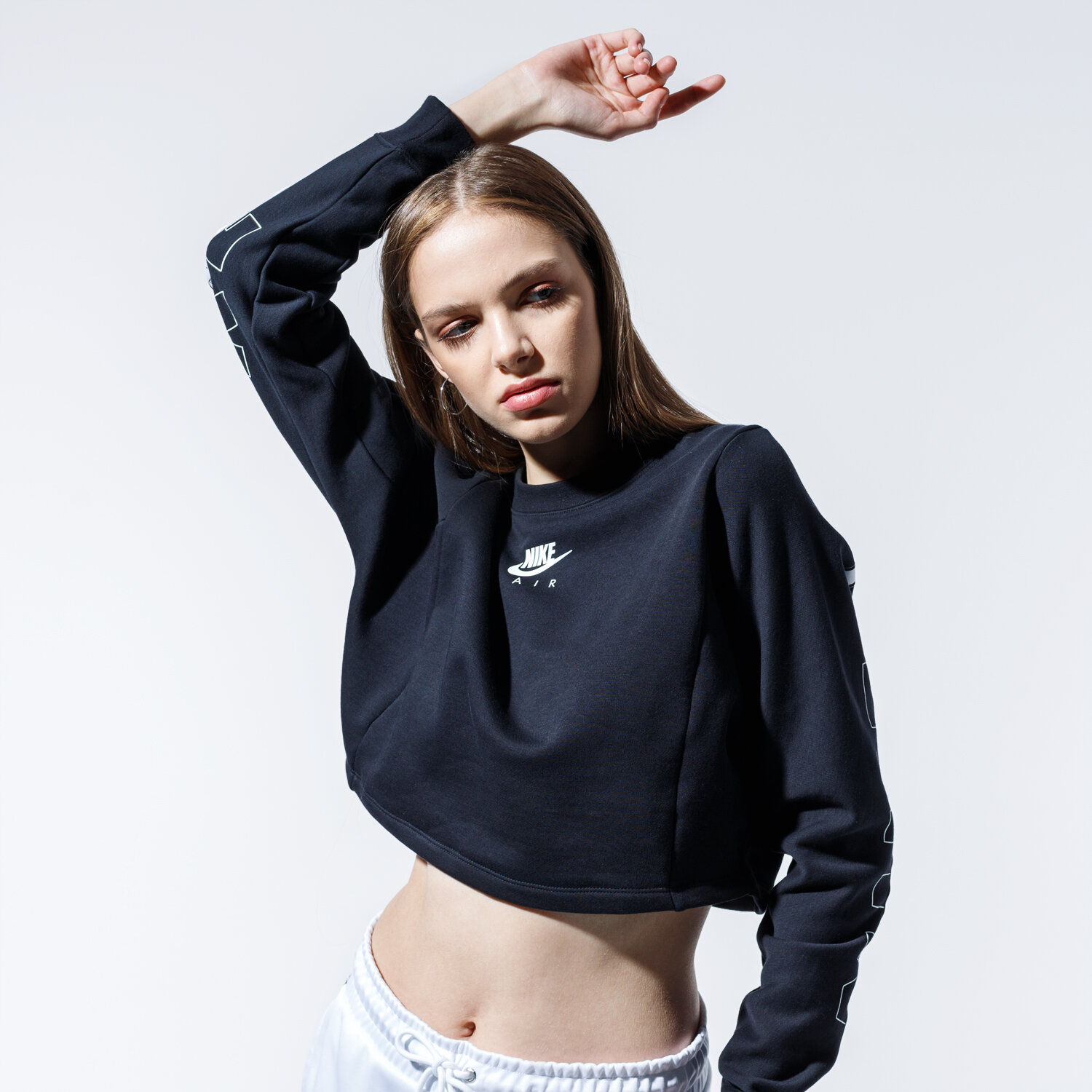 Damen NIKE SWEATSHIRT AIR CJ3115-010 Schwarz