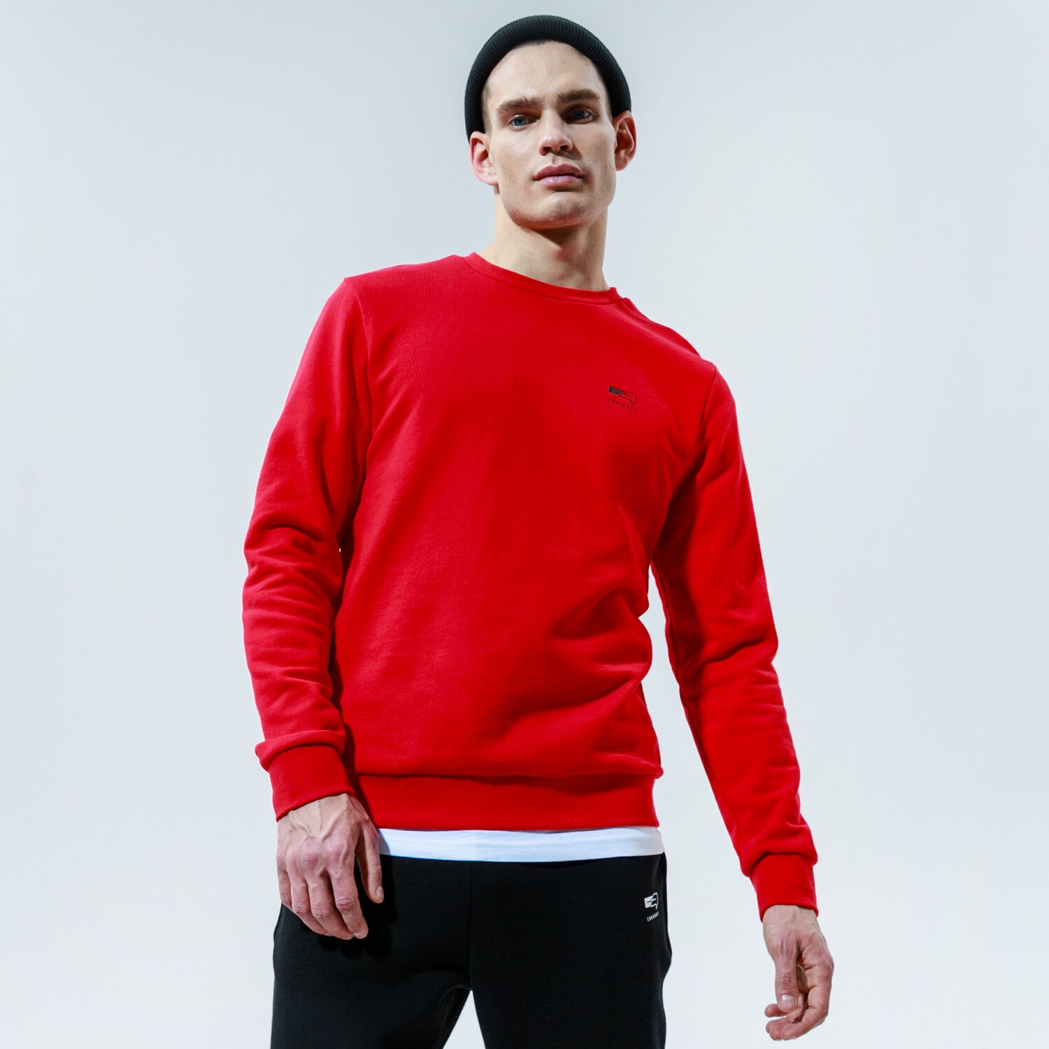 Herren CONFRONT SWEATSHIRT ESSENTAL CREW CF320BLM39003 Rot