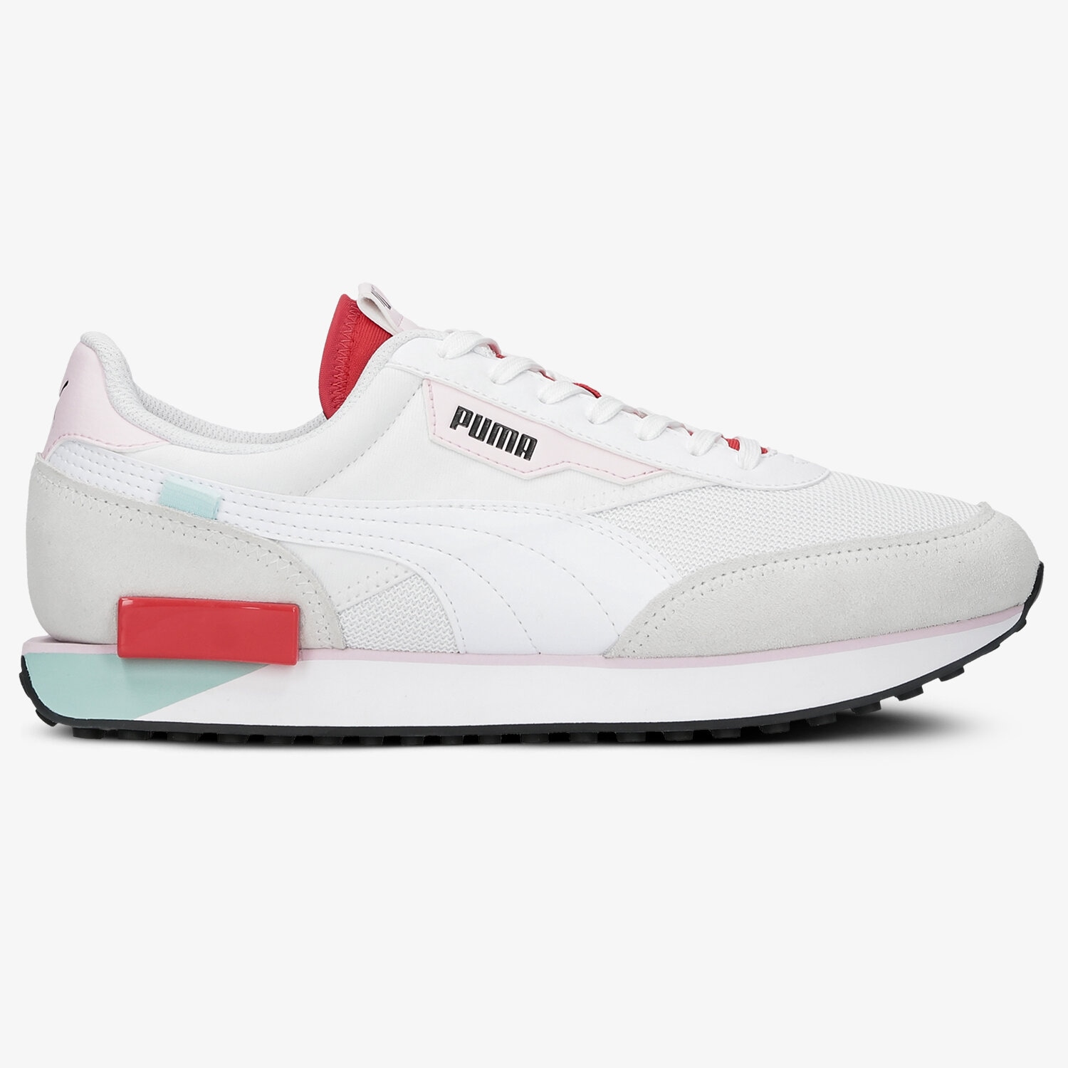Herren Sneaker PUMA FUTURE RIDER NEON PLAY 37338309 Weiß