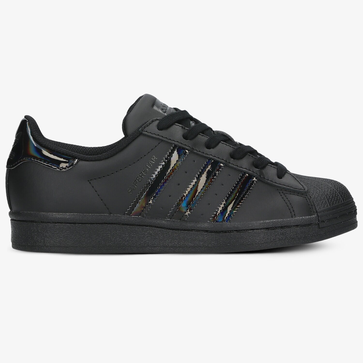 Kinder Sneaker ADIDAS SUPERSTAR J  FV3140 Schwarz