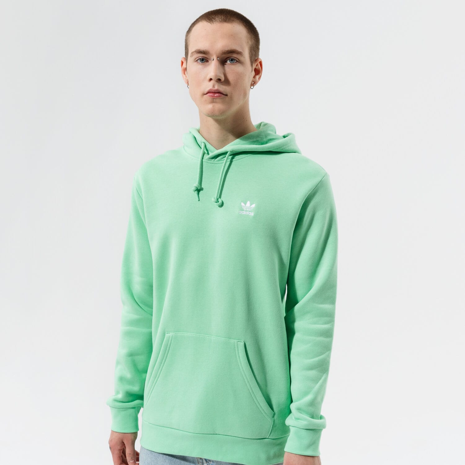 Herren ADIDAS HOODIE ESSENTIAL HOODY H34648 Grün