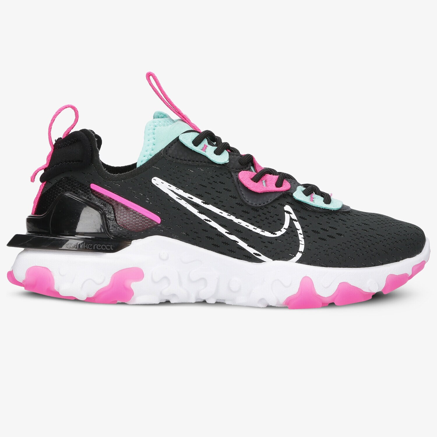 Damen Sneaker NIKE REACT VISION  CI7523-008 Schwarz