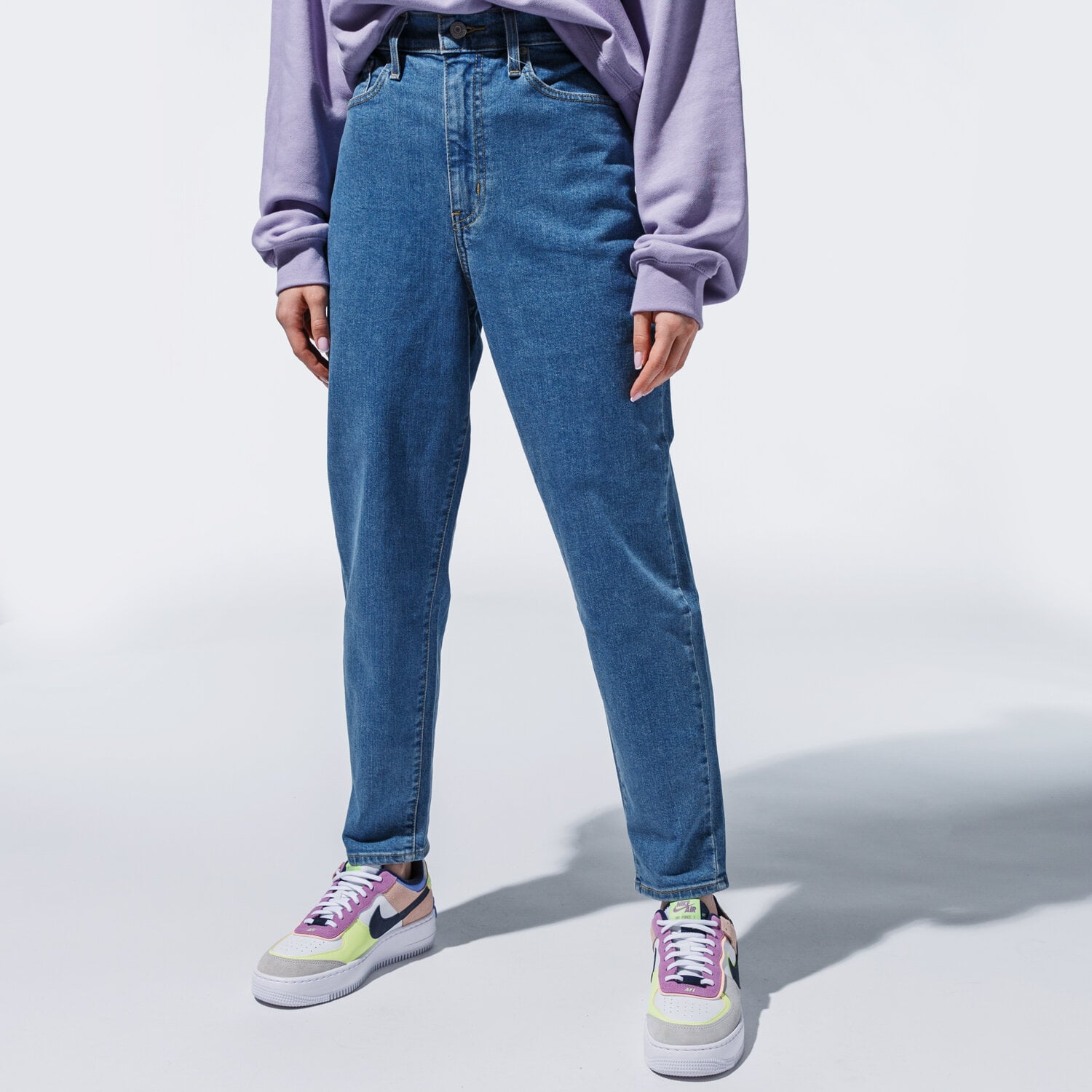 Damen Hosen LEVI'S MOM JEANS  26986-0002 Blau