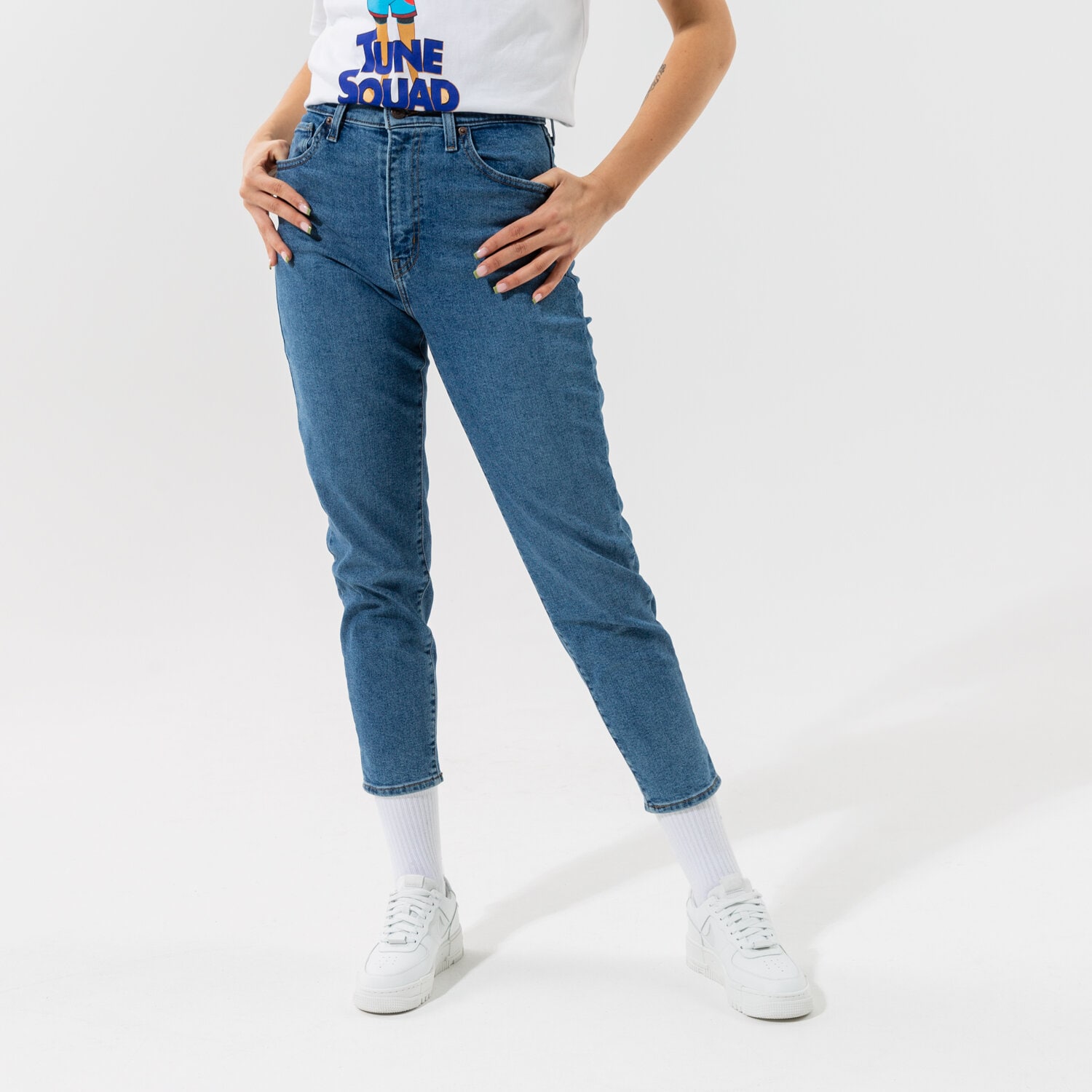 Damen Hosen LEVI'S HOSE HIGH WAISTED MOM JEAN 26986-0008 Blau