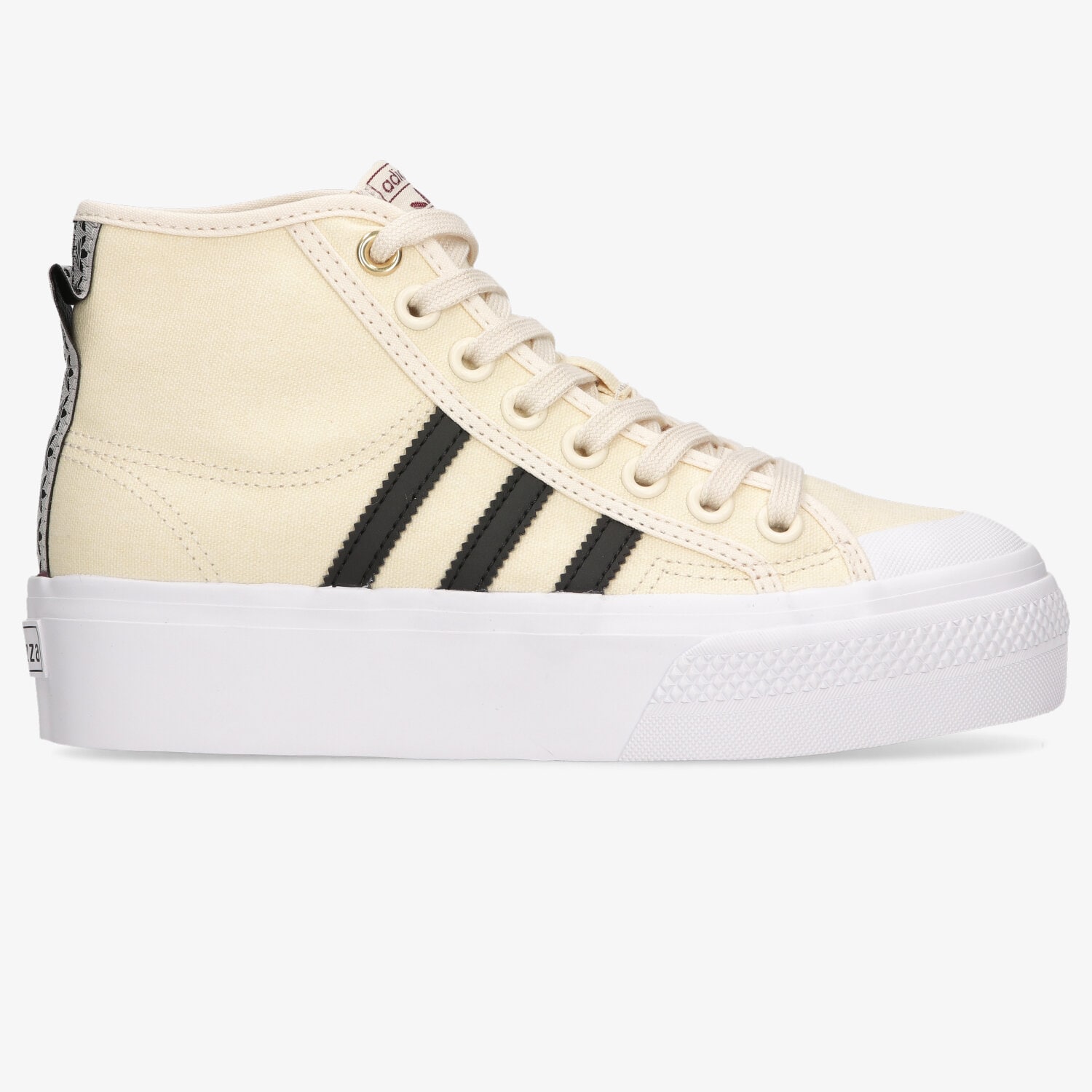 Damen Sneaker ADIDAS NIZZA PLATFORM MID W H00641 Beige
