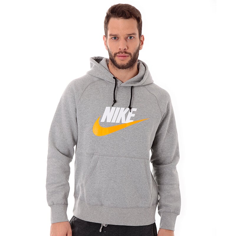 Herren HOODIE NIKE AW77 HOODYLOGO POP 586184068 Grau