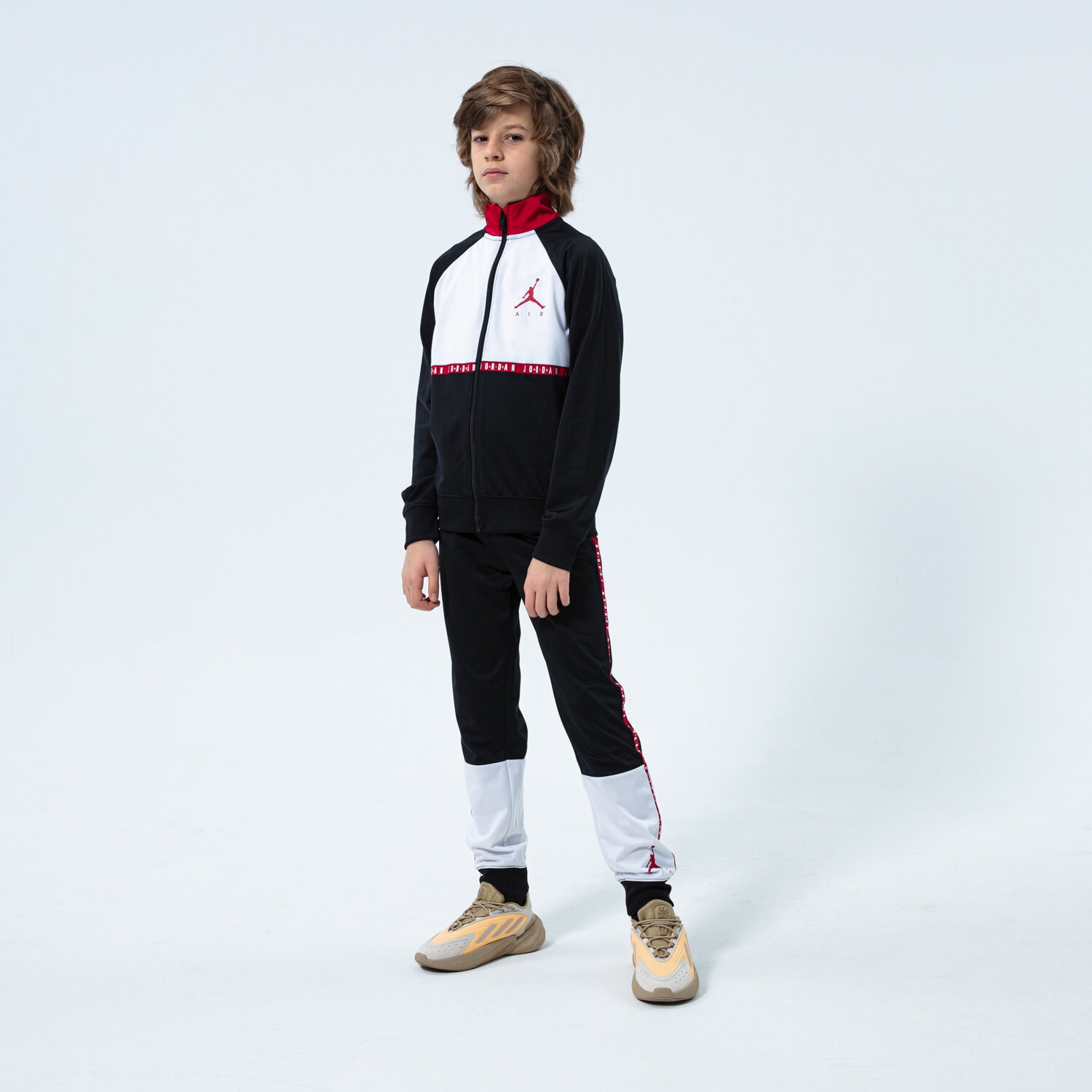 Kinder T-Shirt JORDAN SET JUMPMAN AIR BLOCKED TRICOT SET BOY 95A838-023 Multicolor
