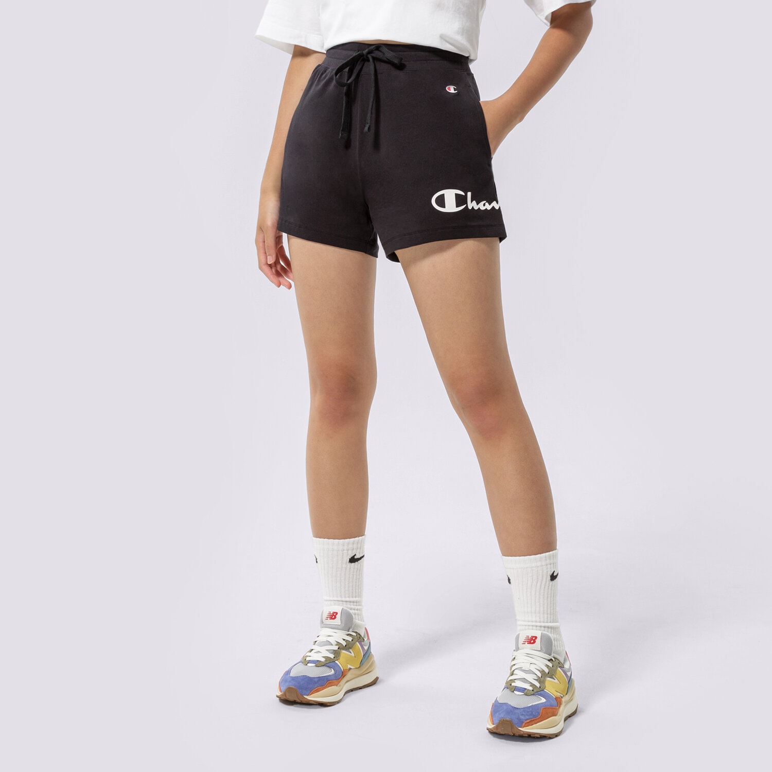 Damen Shorts CHAMPION SHORTS SHORTS 114906KK001 Schwarz