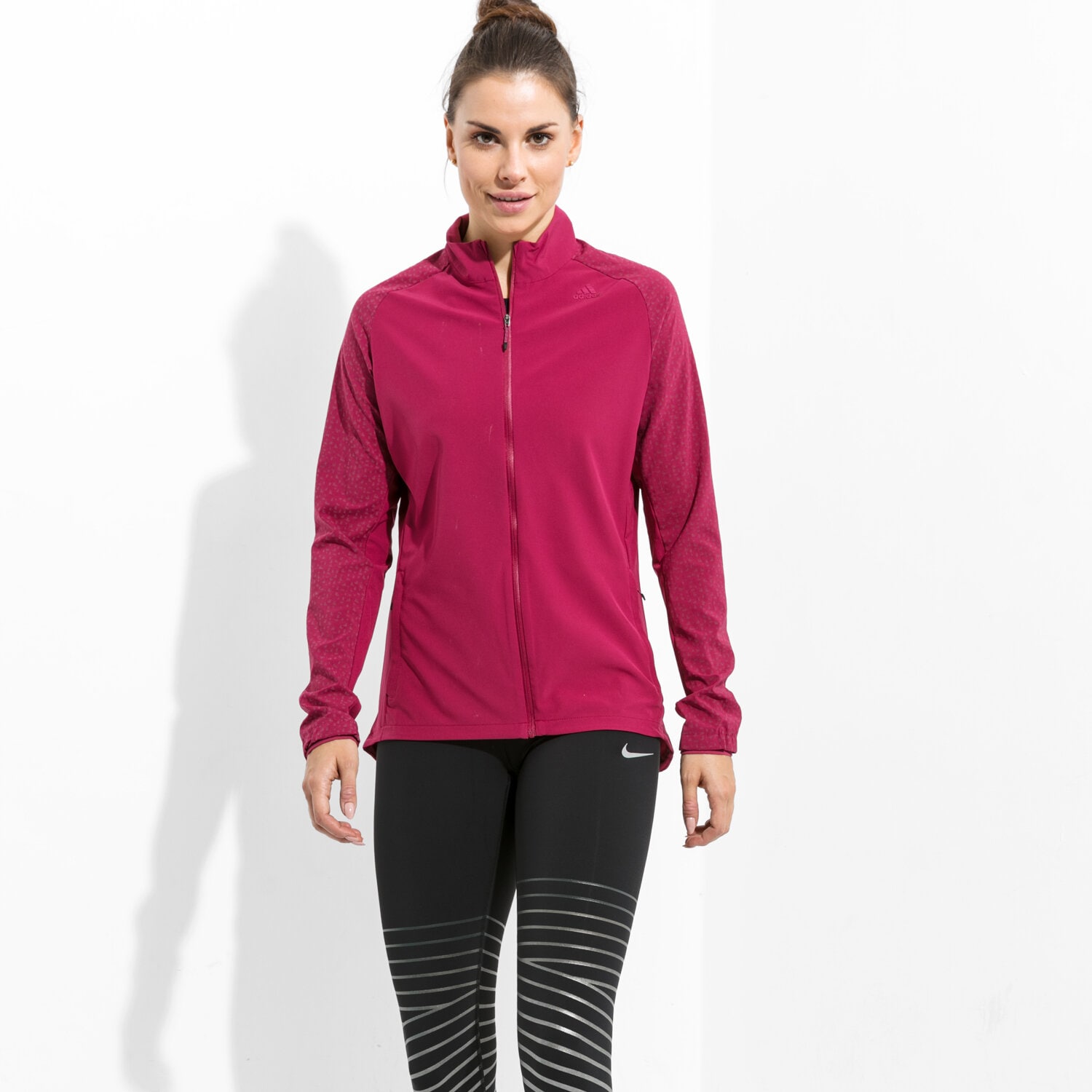 Damen Winterjacke ADIDAS JACKE SN STM JKT W BR5909 Dunkelrot