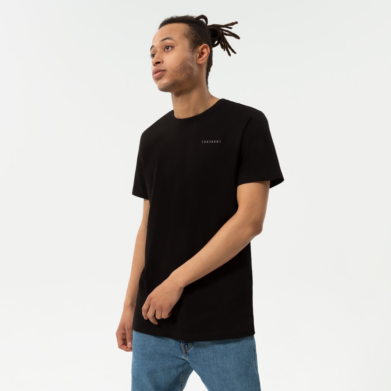 Herren T-Shirt CONFRONT T-SHIRT CLASSIC CF122TSM72002 Schwarz