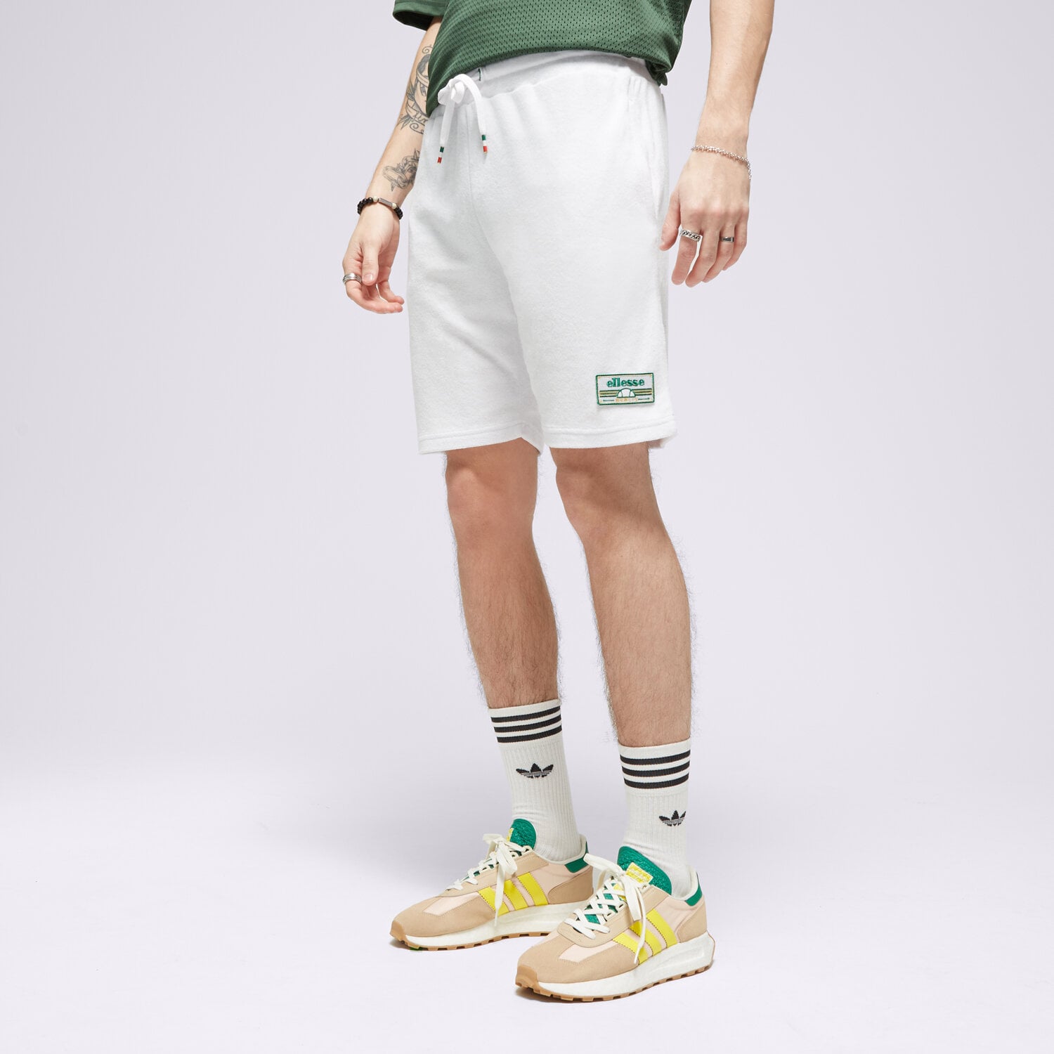 Herren Shorts ELLESSE SHORTS DIAVOLA SHORT WHT SHN15009908 Weiß