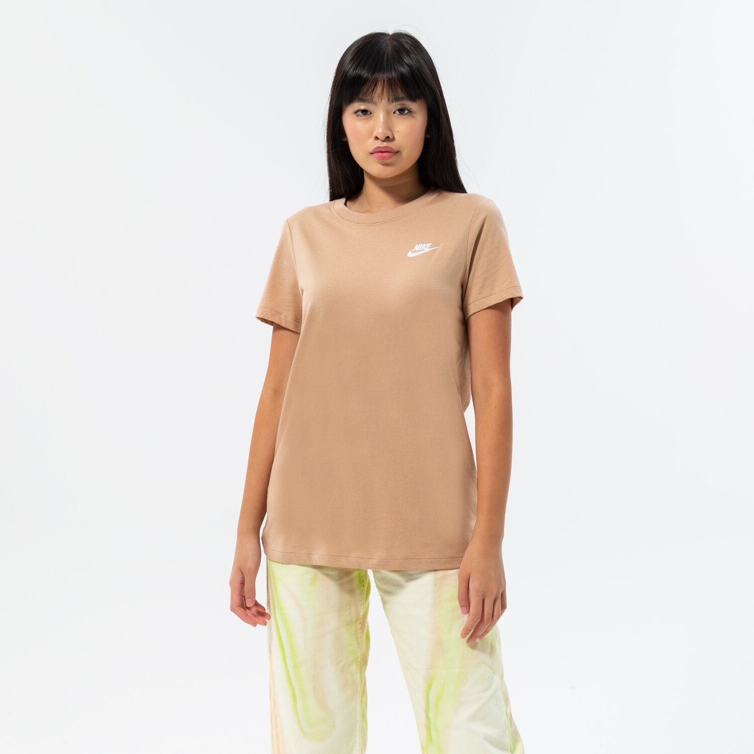 Damen T-Shirt NIKE T-SHIRT ESSENTIAL SHORT SLEEVE DN2393-200 Beige