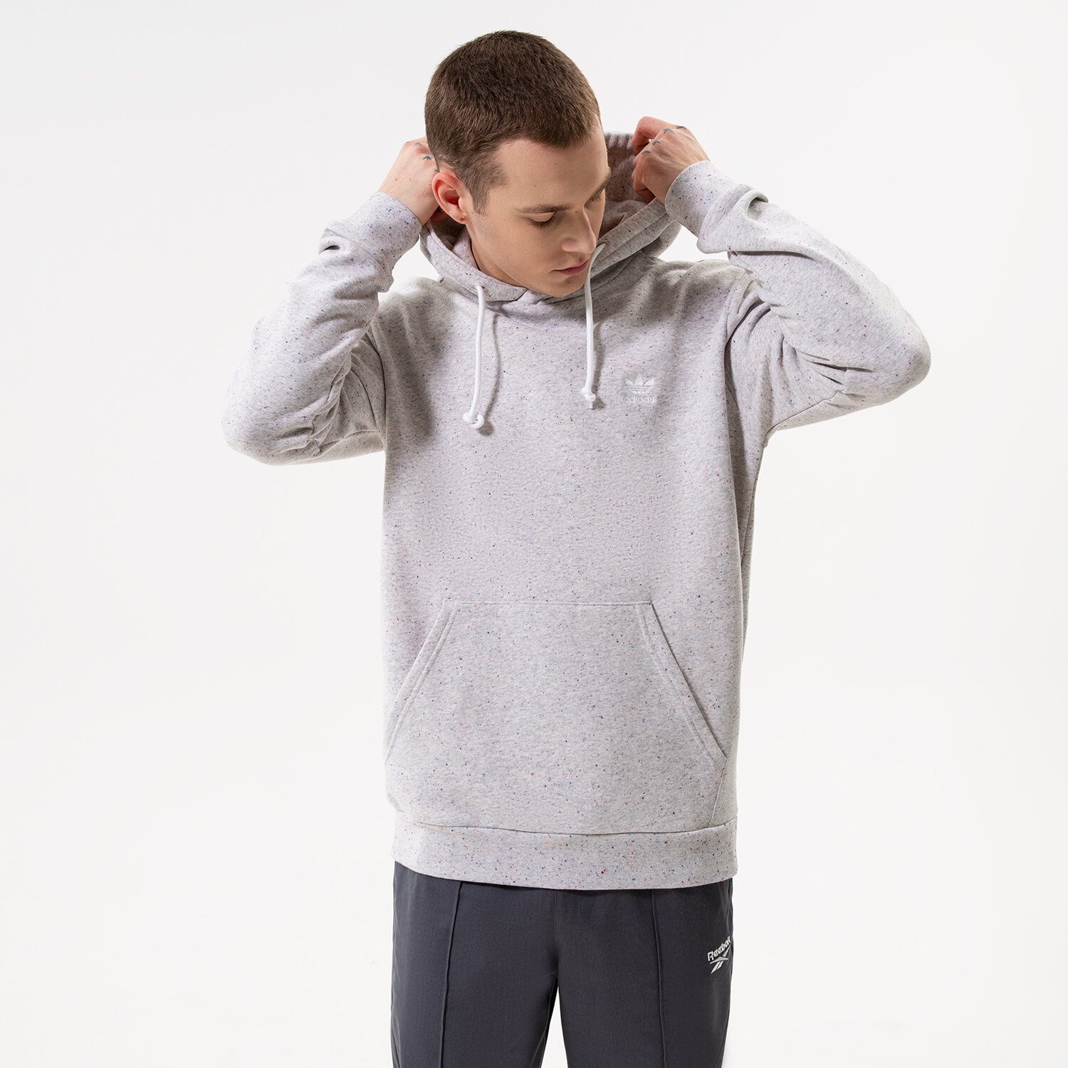 Herren ADIDAS HOODIE ESS+ SUST HOODI HK7538 Grau