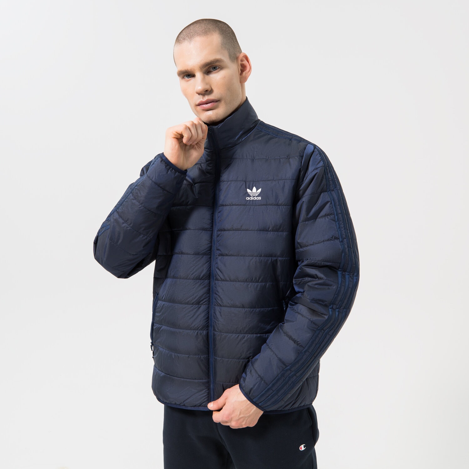Herren Winterjacke ADIDAS JACKE WINTER PADPUFF STAND HL9215 Dunkelblau