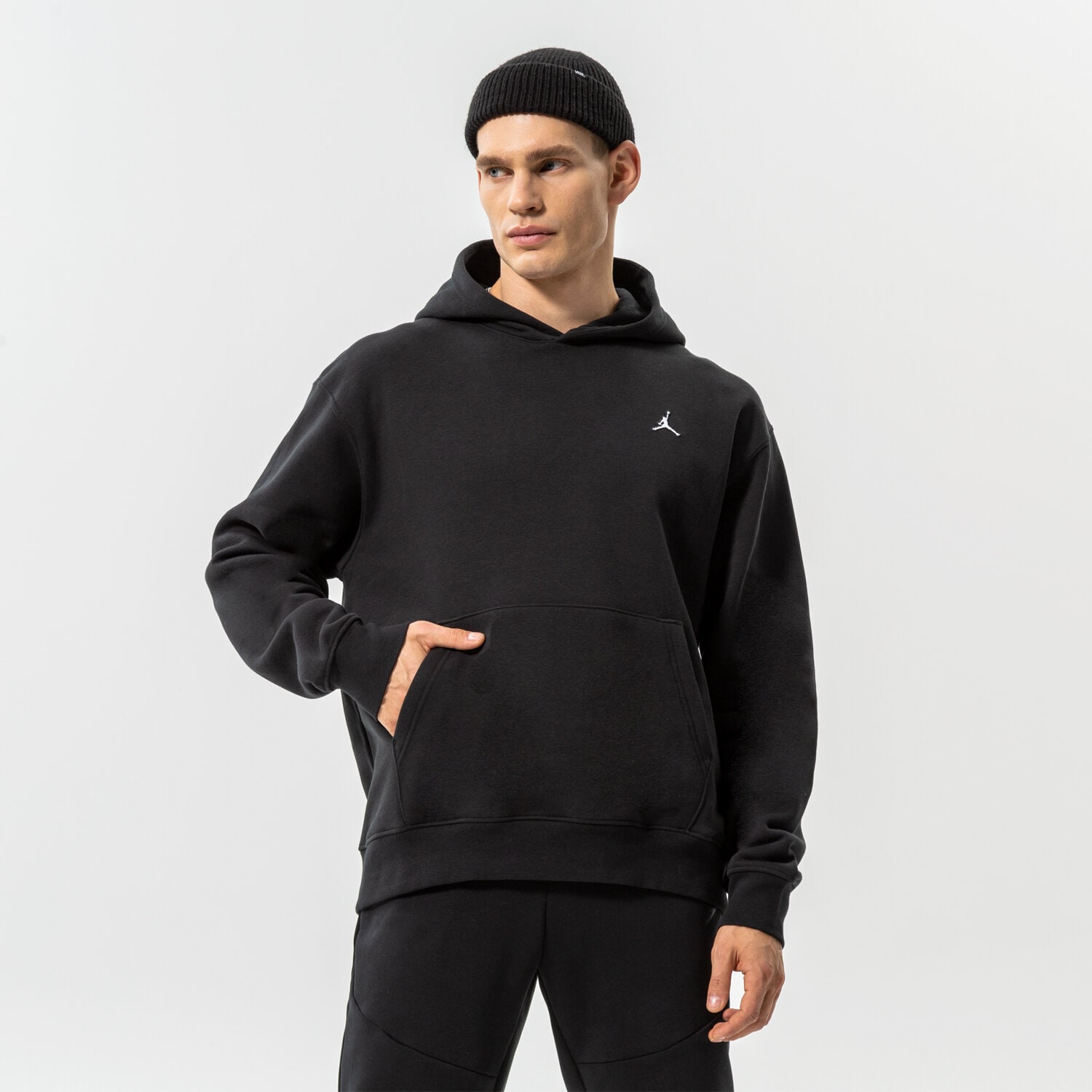 Herren JORDAN HOODIE M J ESS FLC PO HOODIE DQ7466-010 Schwarz