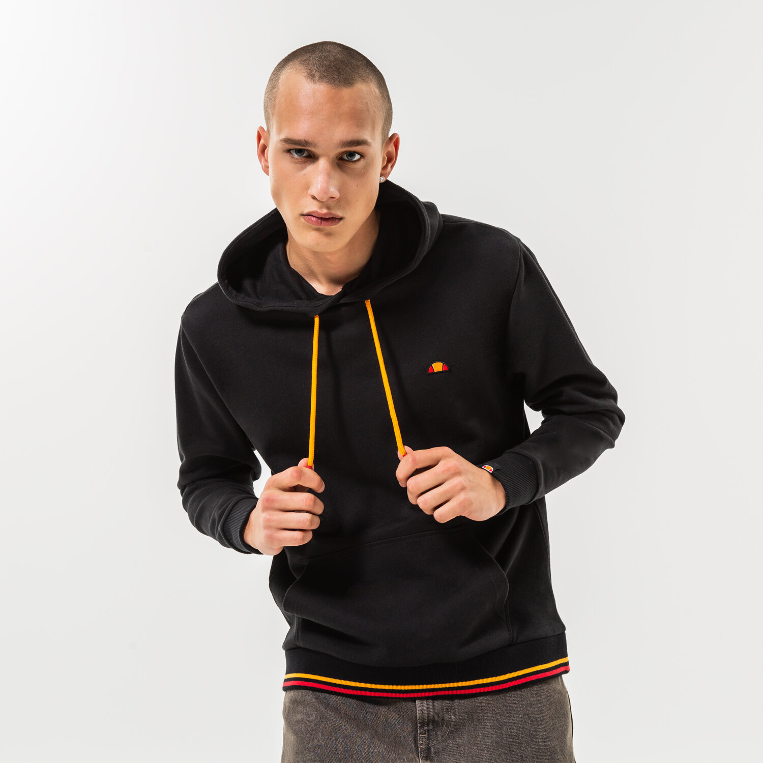 Herren ELLESSE HOODIE KODA OH HOODY BLK SHP16446011 Schwarz
