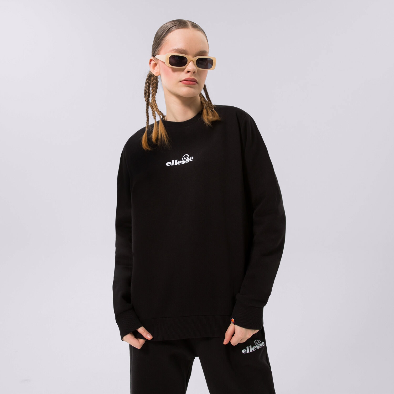 Damen ELLESSE SWEATSHIRT SVETLANA SWEATSHIRT BLK SGP16454011 Schwarz
