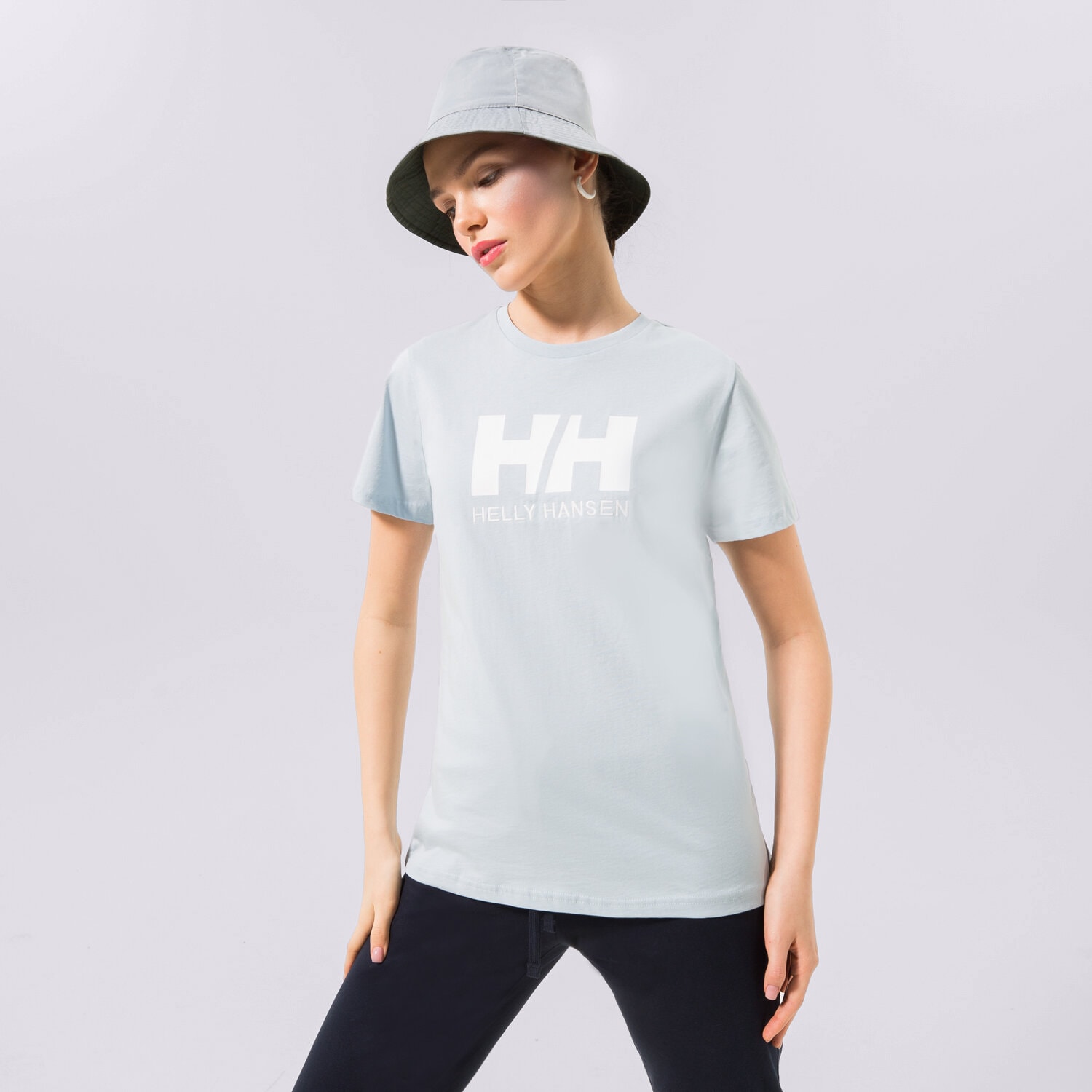 Damen T-Shirt HELLY HANSEN T-SHIRT W HH LOGO 34112582 Blau