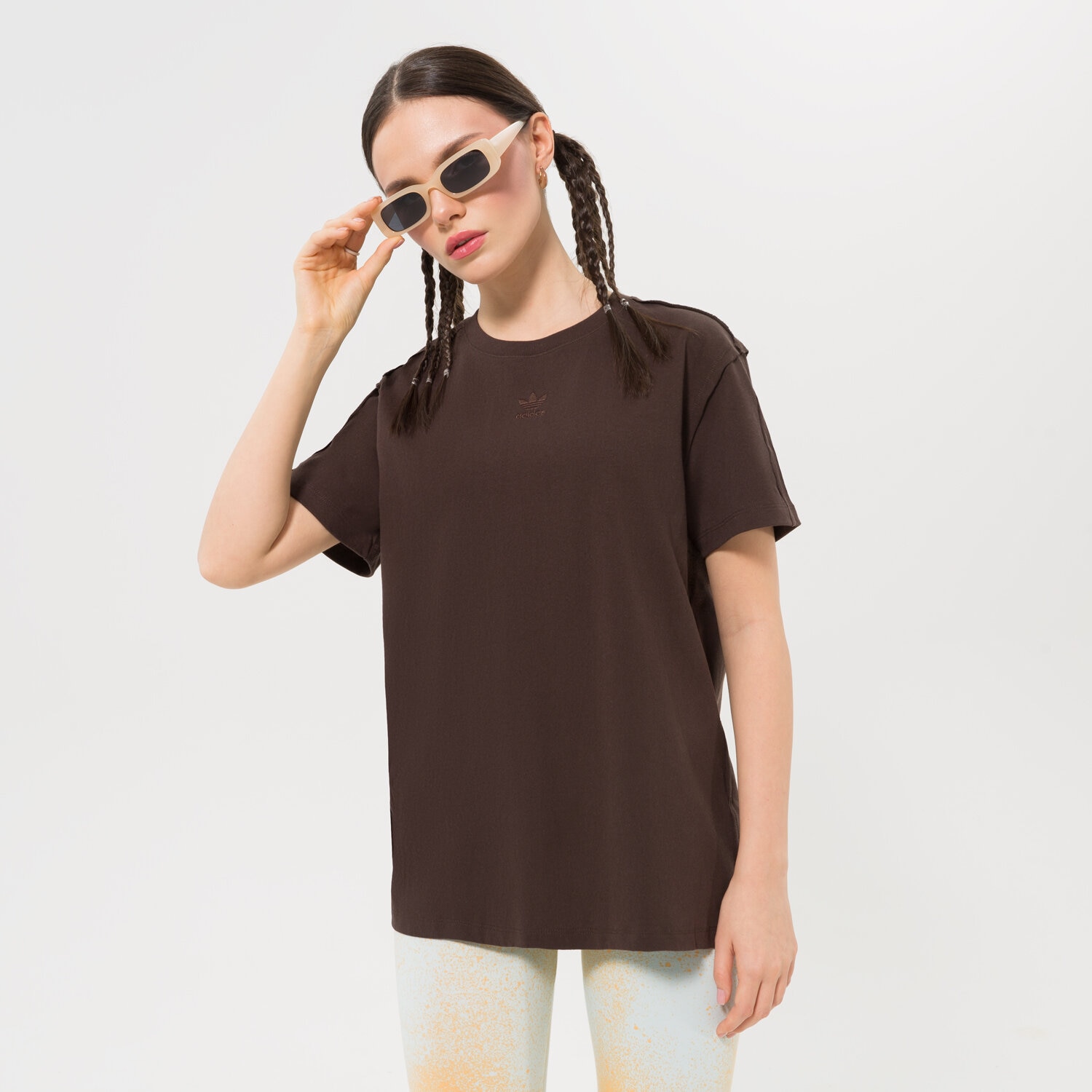 Damen T-Shirt ADIDAS T-SHIRT LOOSE TEE HL9132 Schwarz
