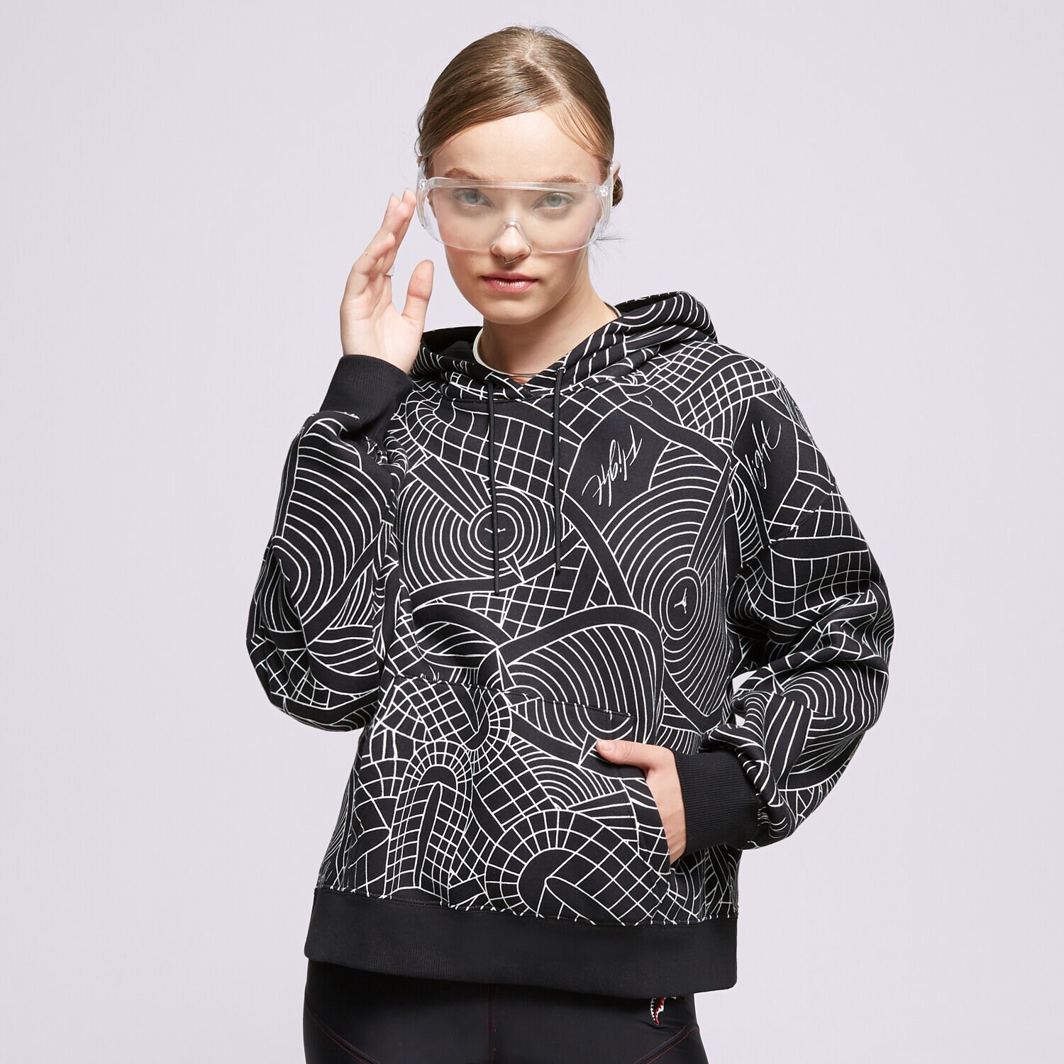 Damen JORDAN HOODIE W J BRKLN FLC PO DV1417-010 Schwarz