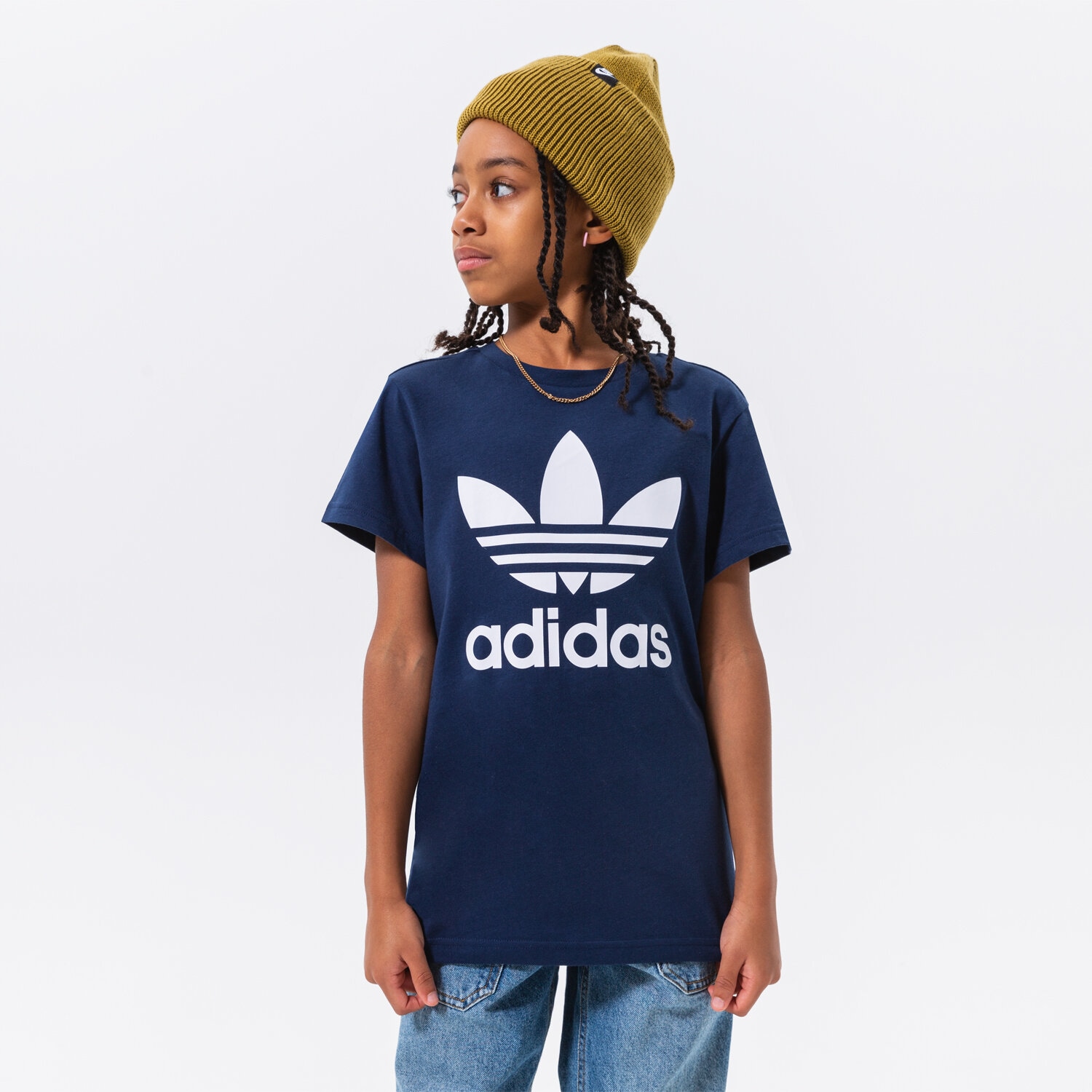 Kinder T-Shirt ADIDAS T-SHIRT TREFOIL TEE U HK0260 Schwarz