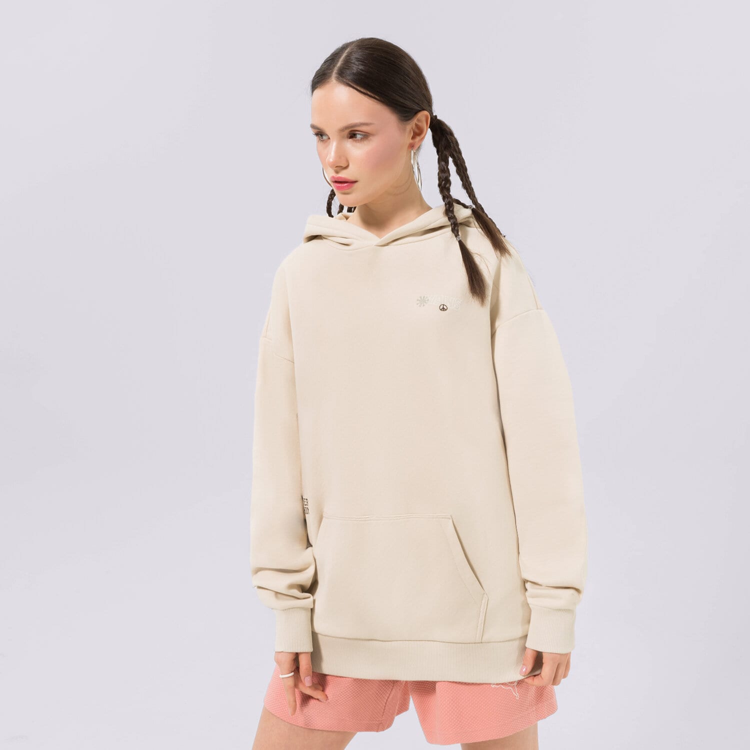 Damen VANS HOODIE EARTH PEACE OATMEAL VN00036W2N11 Beige