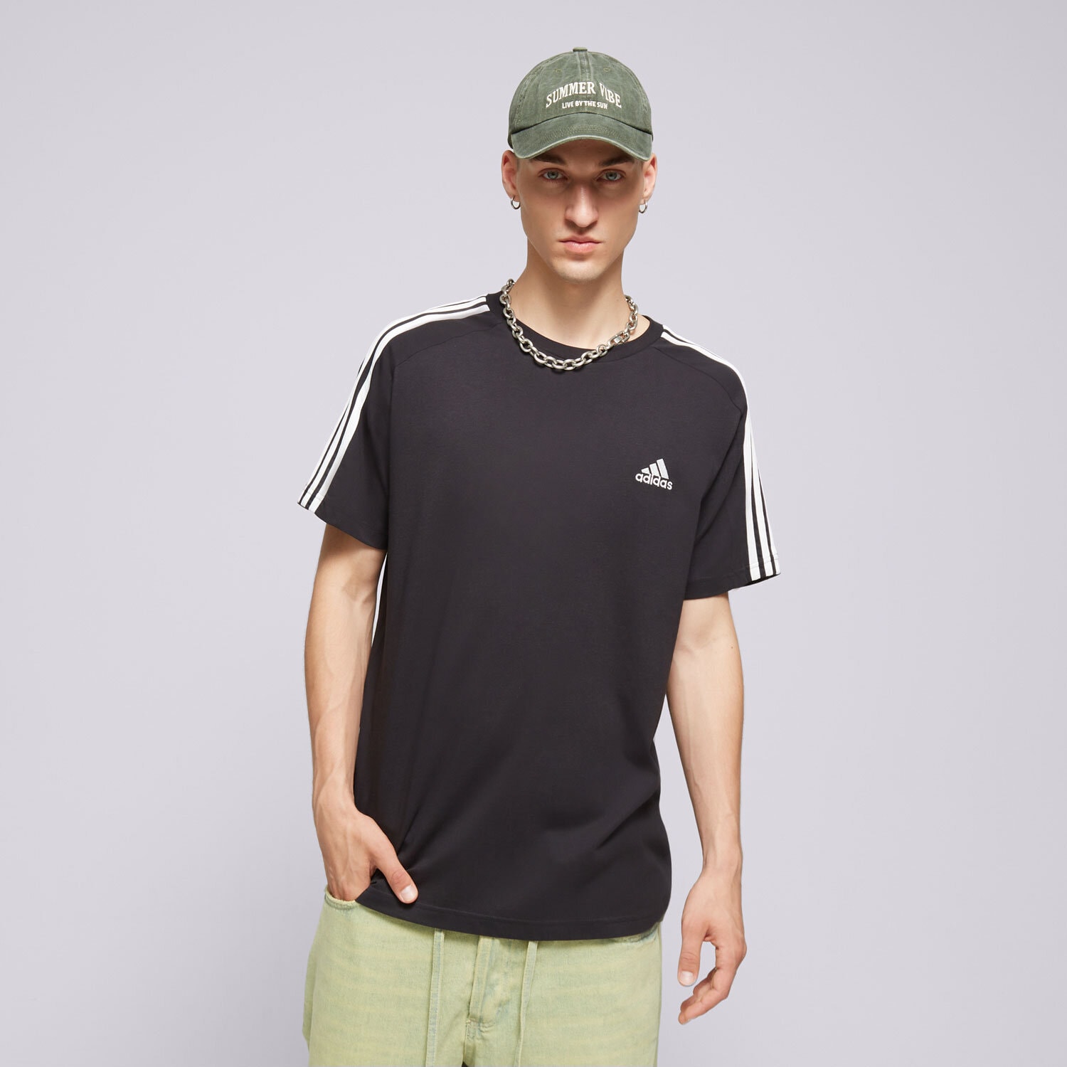 Herren T-Shirt ADIDAS T-SHIRT M 3S SJ T IC9334 Schwarz