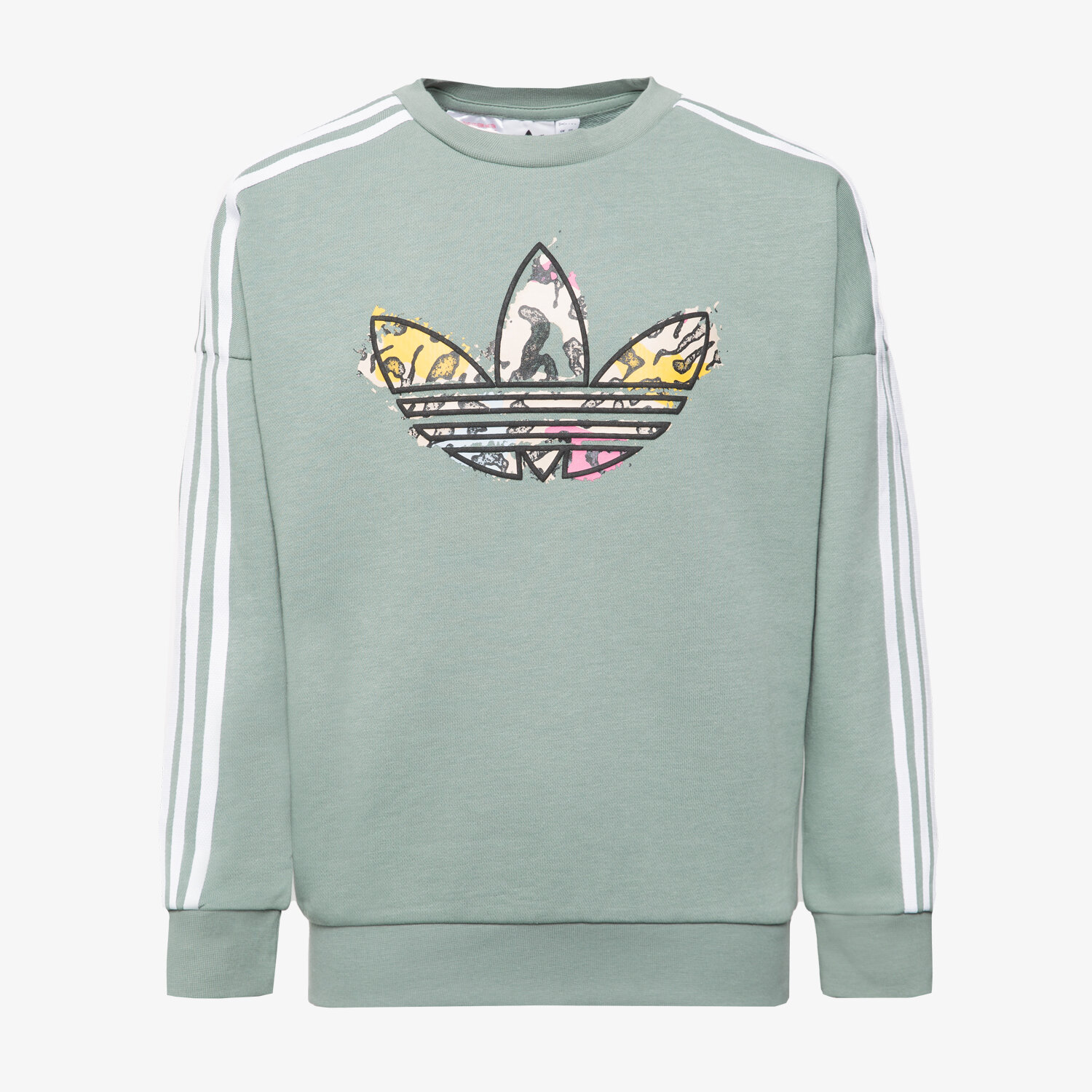 Kinder ADIDAS SWEATSHIRT CREW GIRL IB8596 Grau