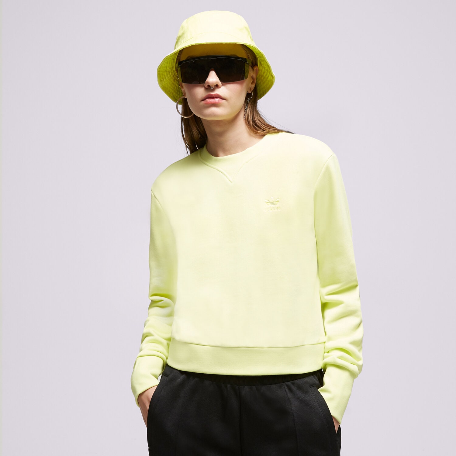 Damen ADIDAS SWEATSHIRT HE6922 HE6922 Gelb