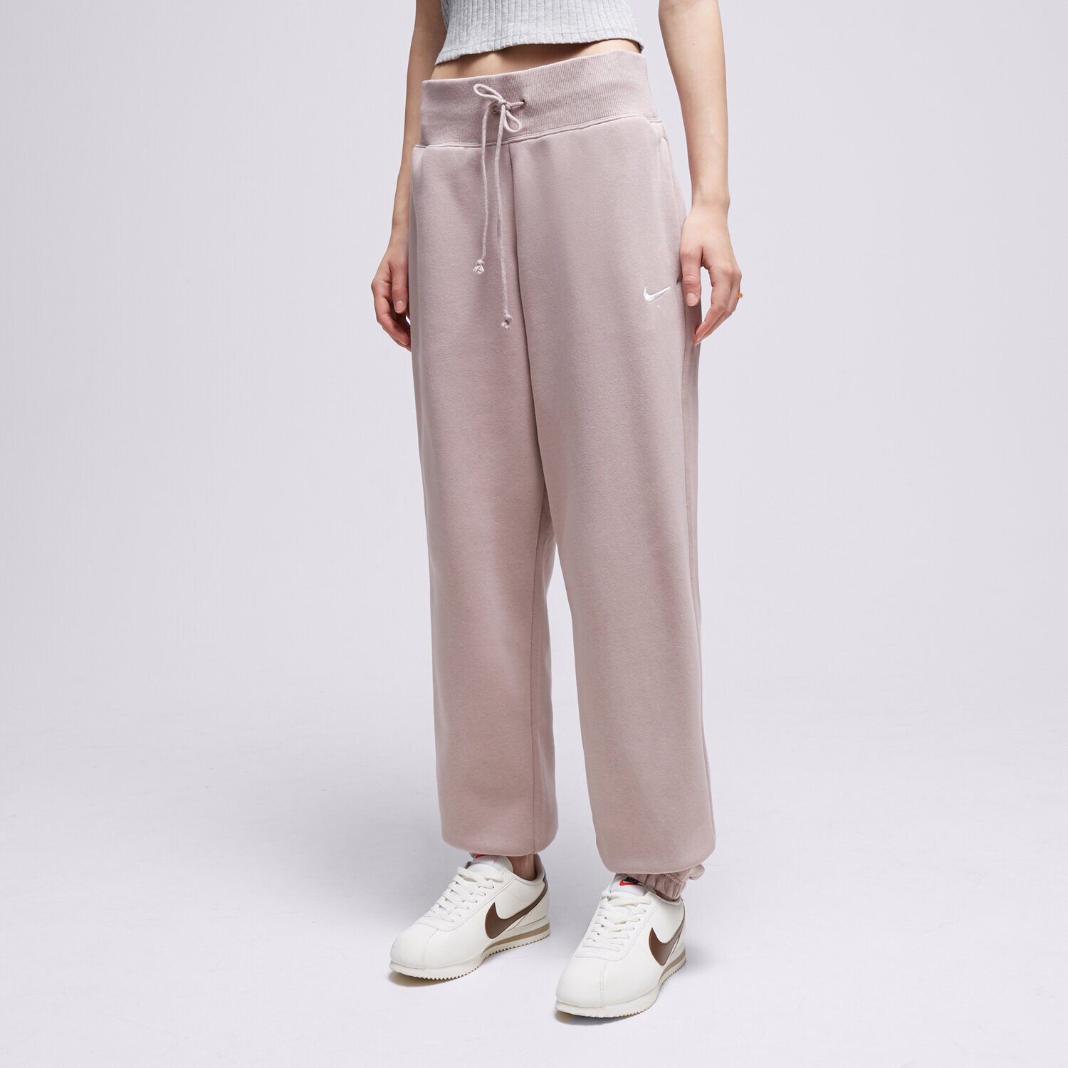 Damen Hosen NIKE HOSE PHNX FLC OS PNT D'TPE PANTS DQ5887-272 Beige
