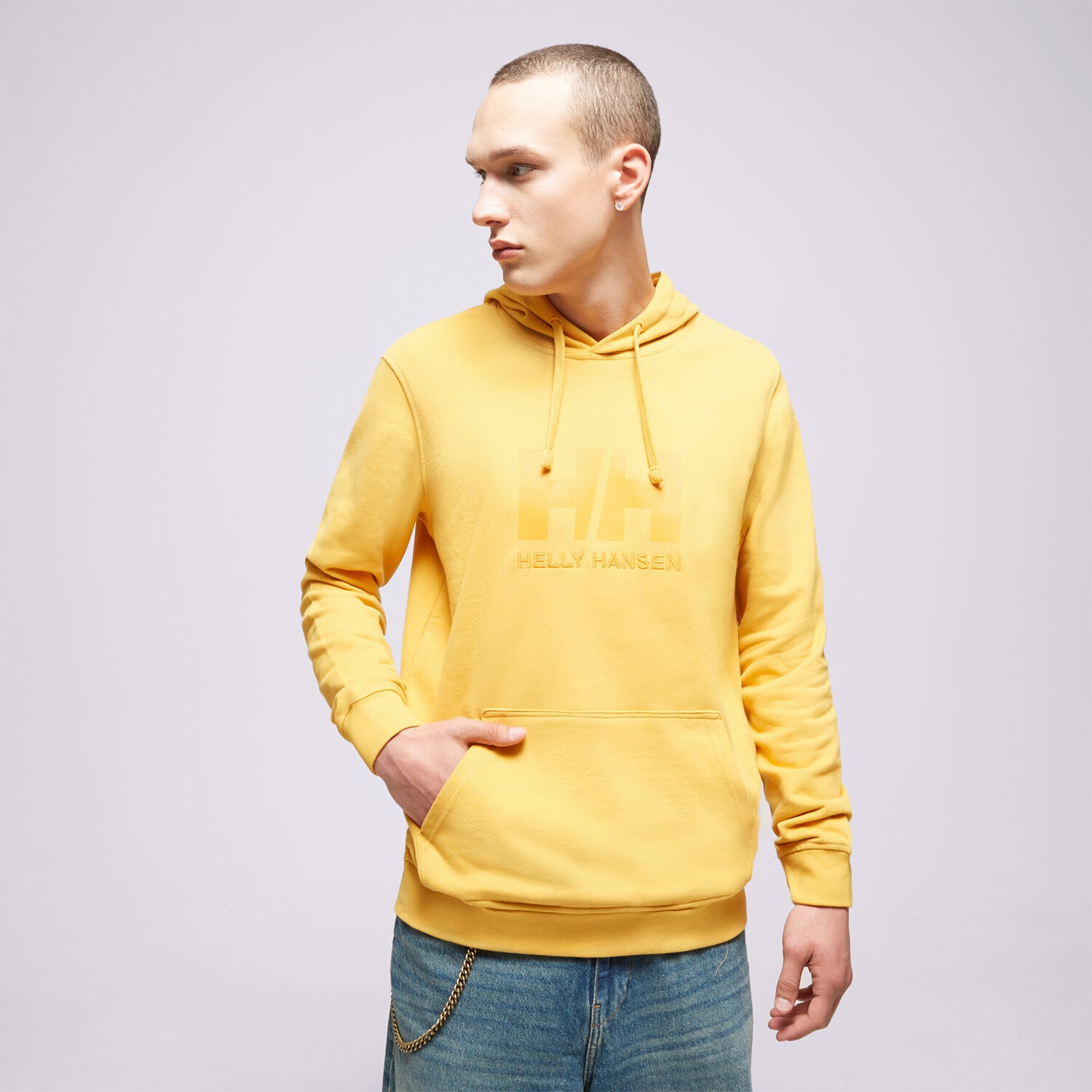 Herren HELLY HANSEN HOODIE HH LOGO HOODIE 33977364 Gelb