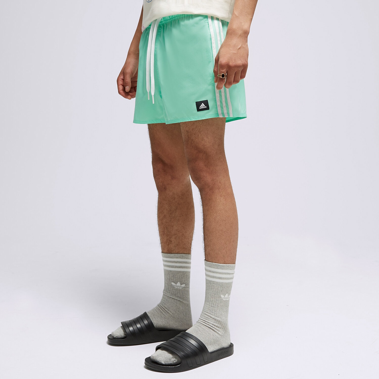 Herren Shorts ADIDAS SHORTS 3S CLX SH VSL HT4370 Grün