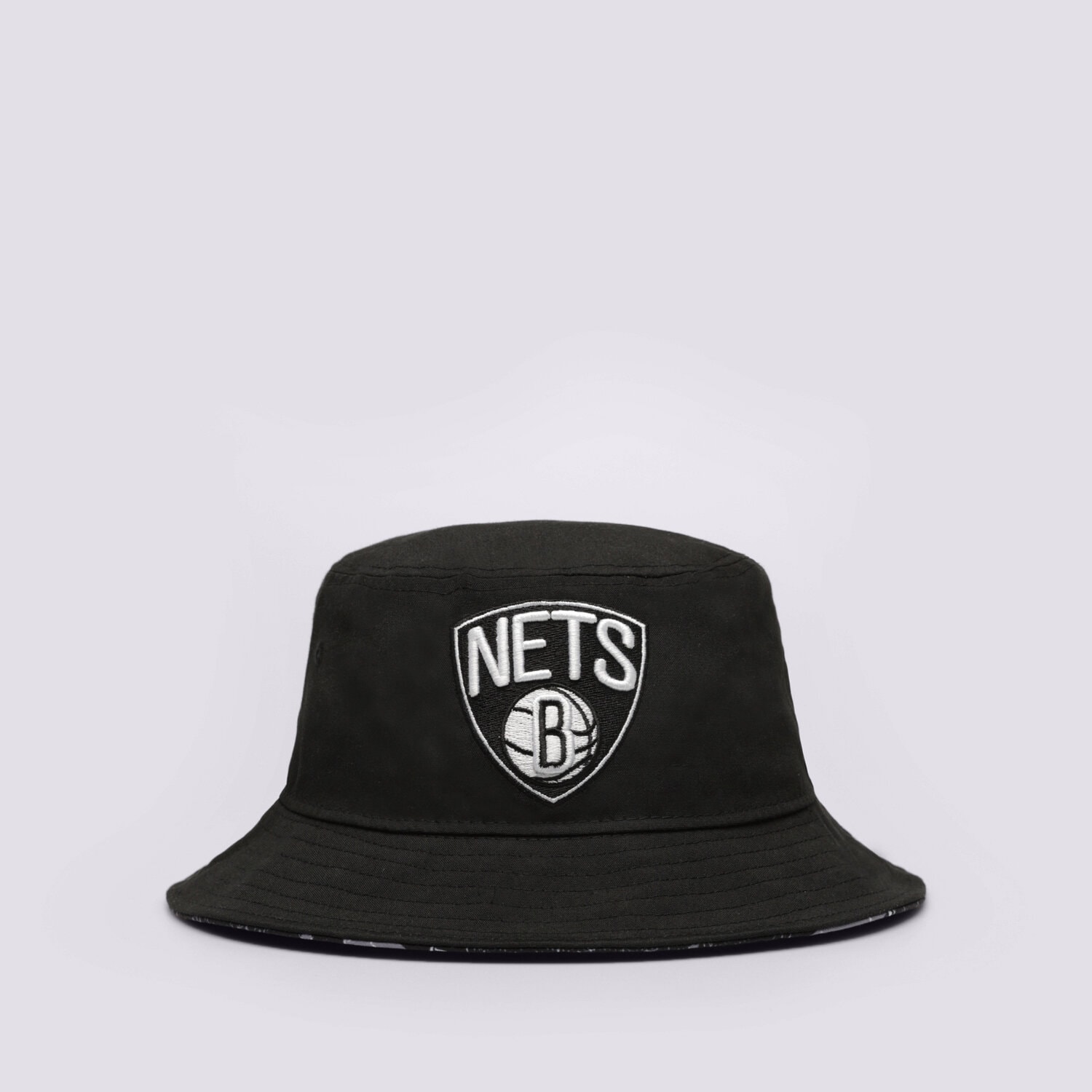 NEW ERA HUT PRINT INFILL BUCKET NETS BROOKLYN NETS 60298687 Schwarz