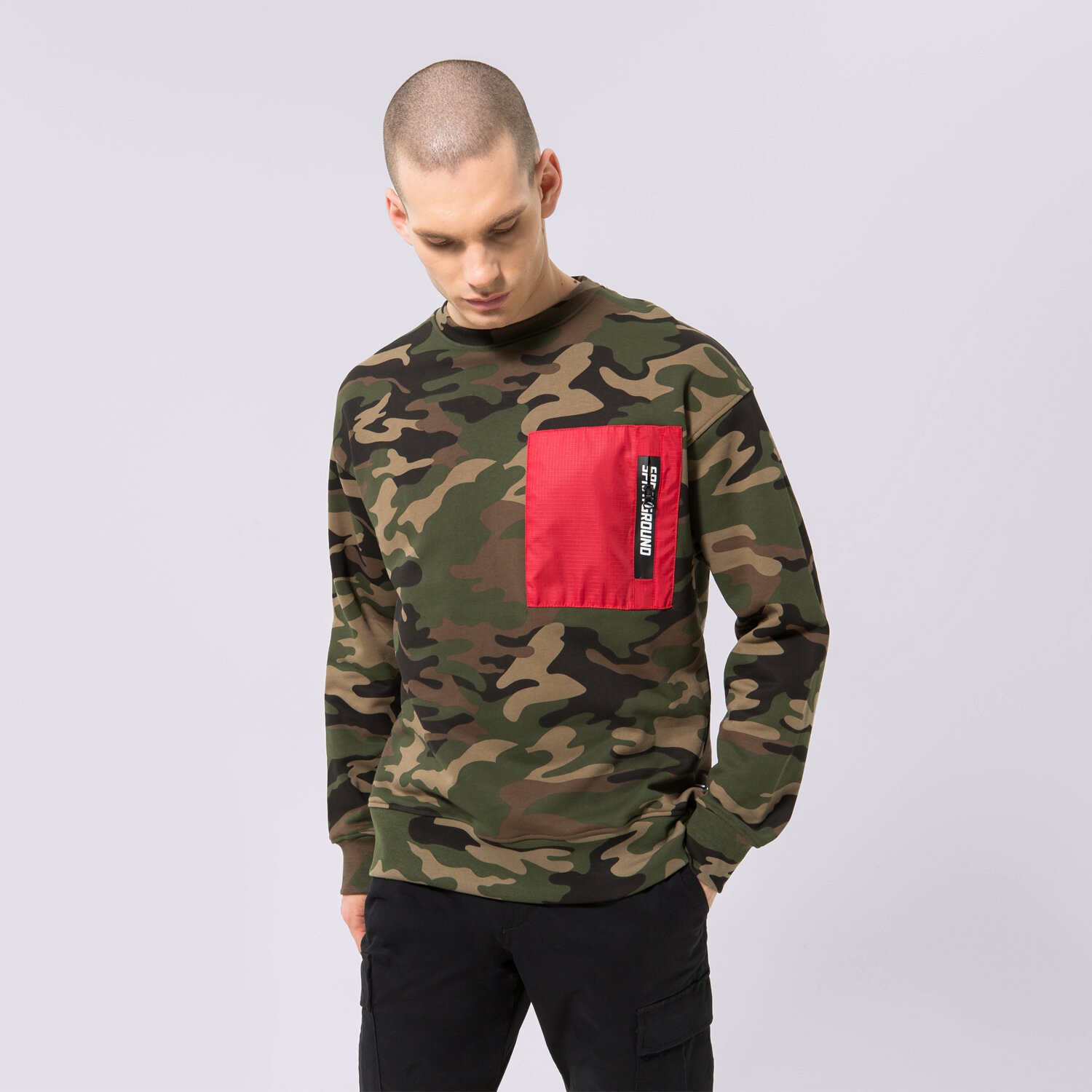 SPRAYGROUND PULLOVER TIGER CAMO SWEATER SP215 Multicolor