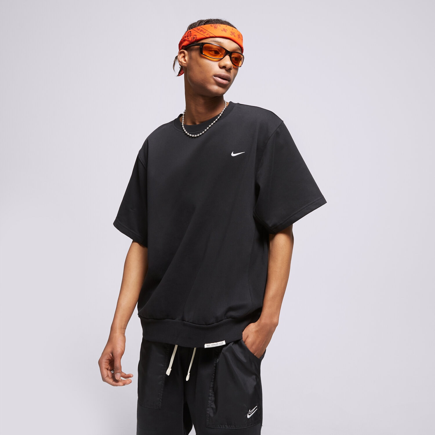 Herren T-Shirt NIKE T-SHIRT M NK DF STD ISS SS CREW SSNL NBA DX0327-010 Schwarz
