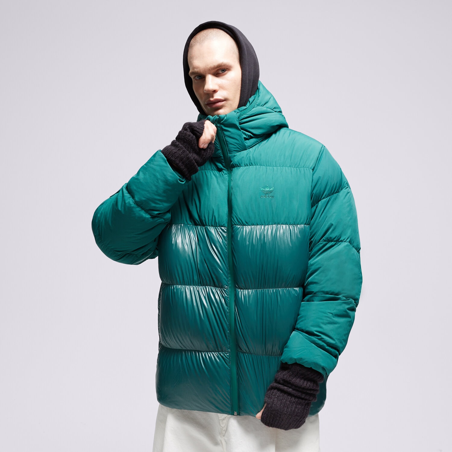 Herren Winterjacke ADIDAS JACKE WINTER DOWN REGEN ADIC IL2566 Grün