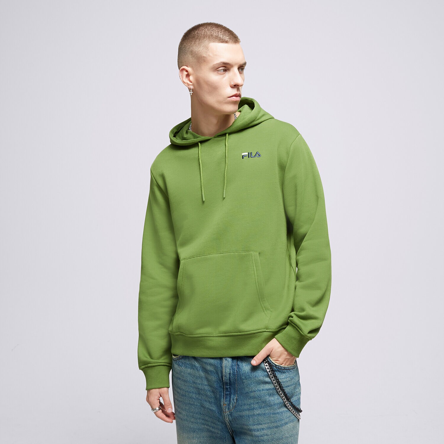 Herren FILA HOODIE RENDER FW23SPM198568 Grün